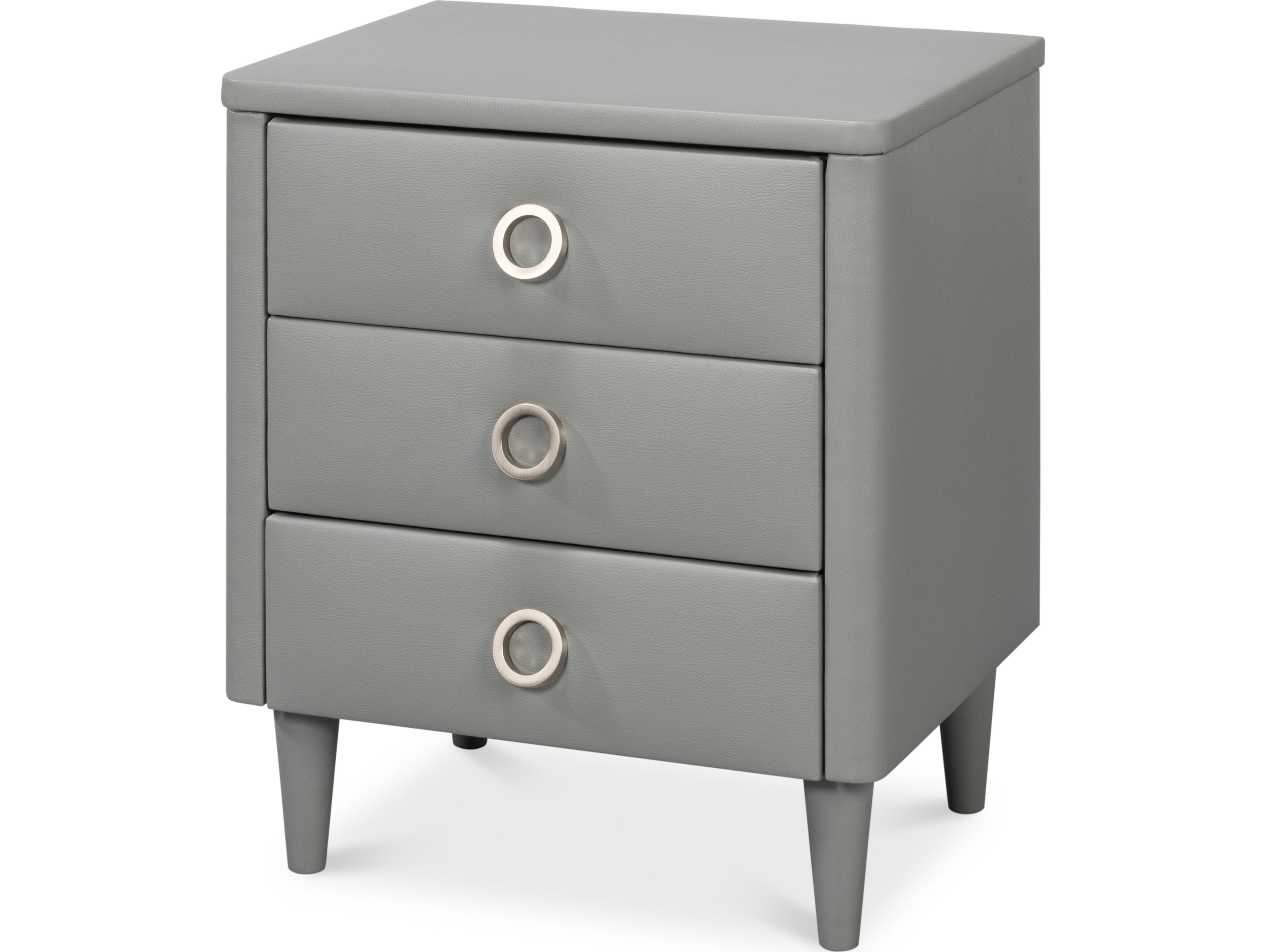 Sarreid Ltd Avvolto Three Drawer Night Stand