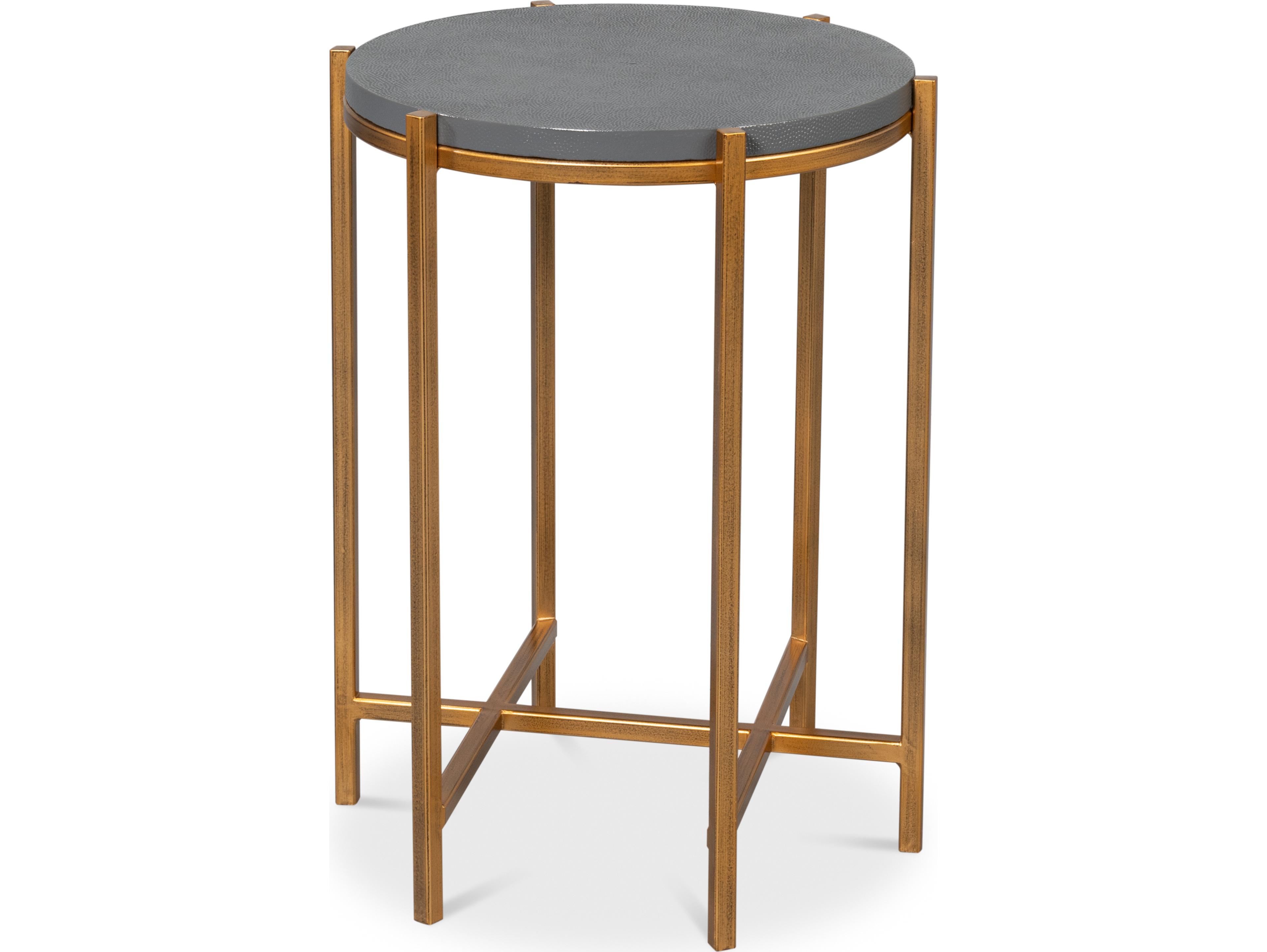 Sarreid Ltd Spence Side Table Quiet Shade