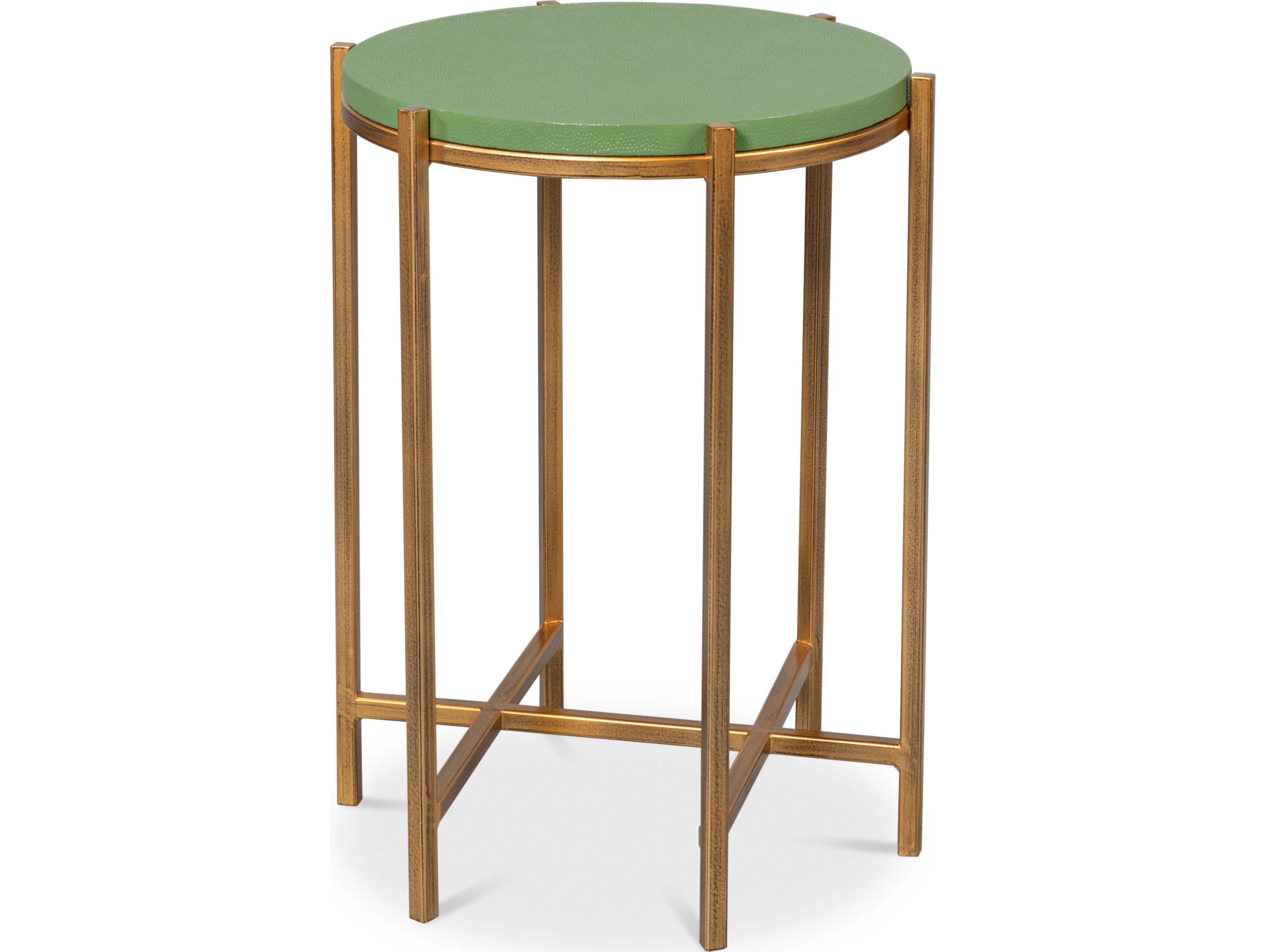 Sarreid Ltd Spence Side Table Watercress