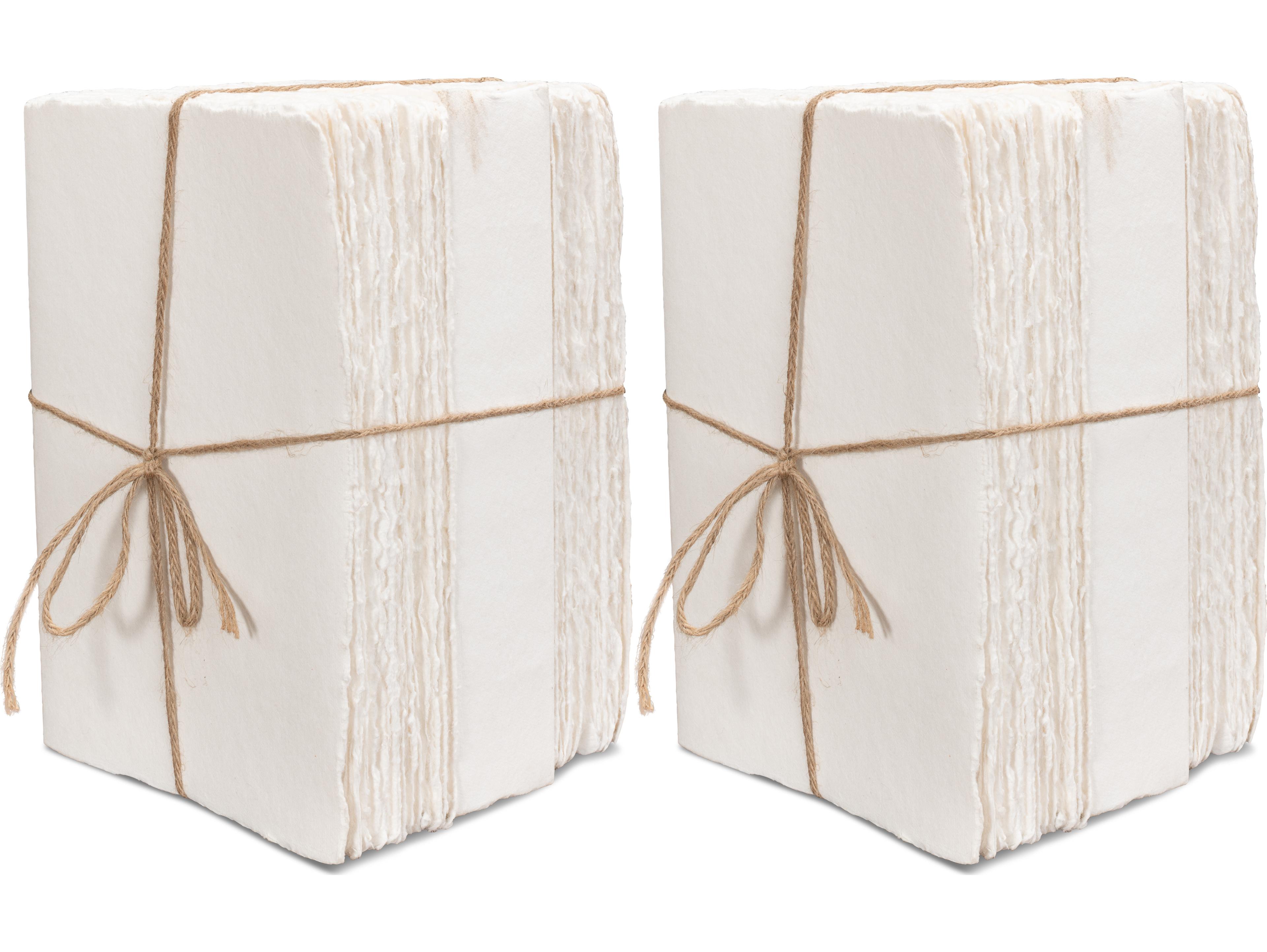 Sarreid Ltd Ledger White Set of 6