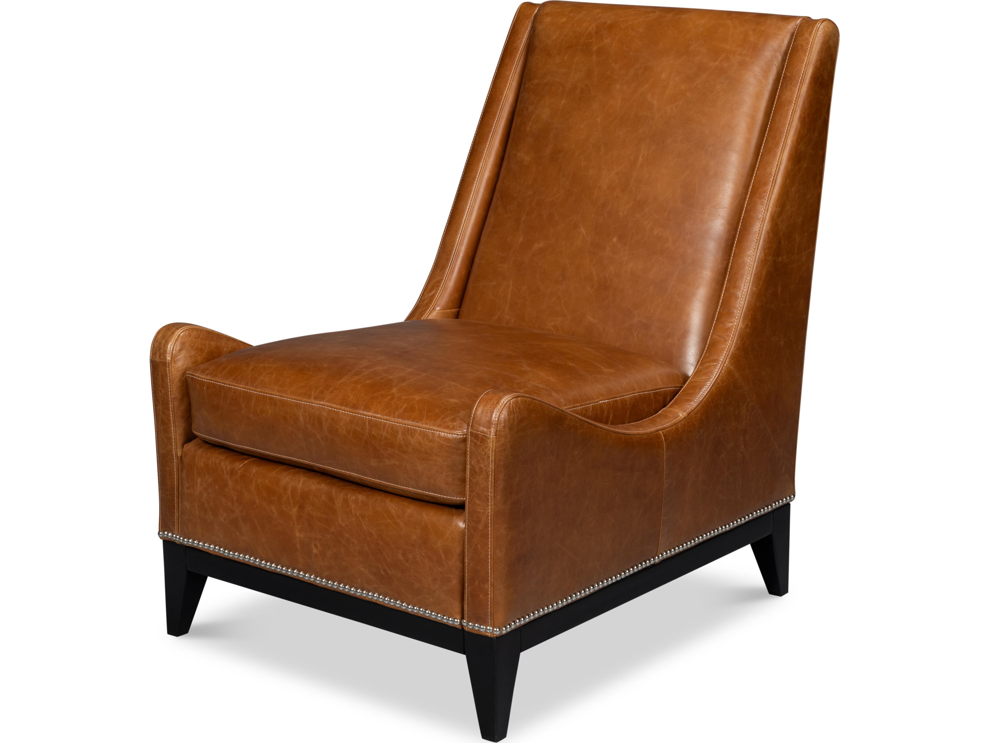 Sarreid Ltd Brandy Accent Chair Cuba Brown