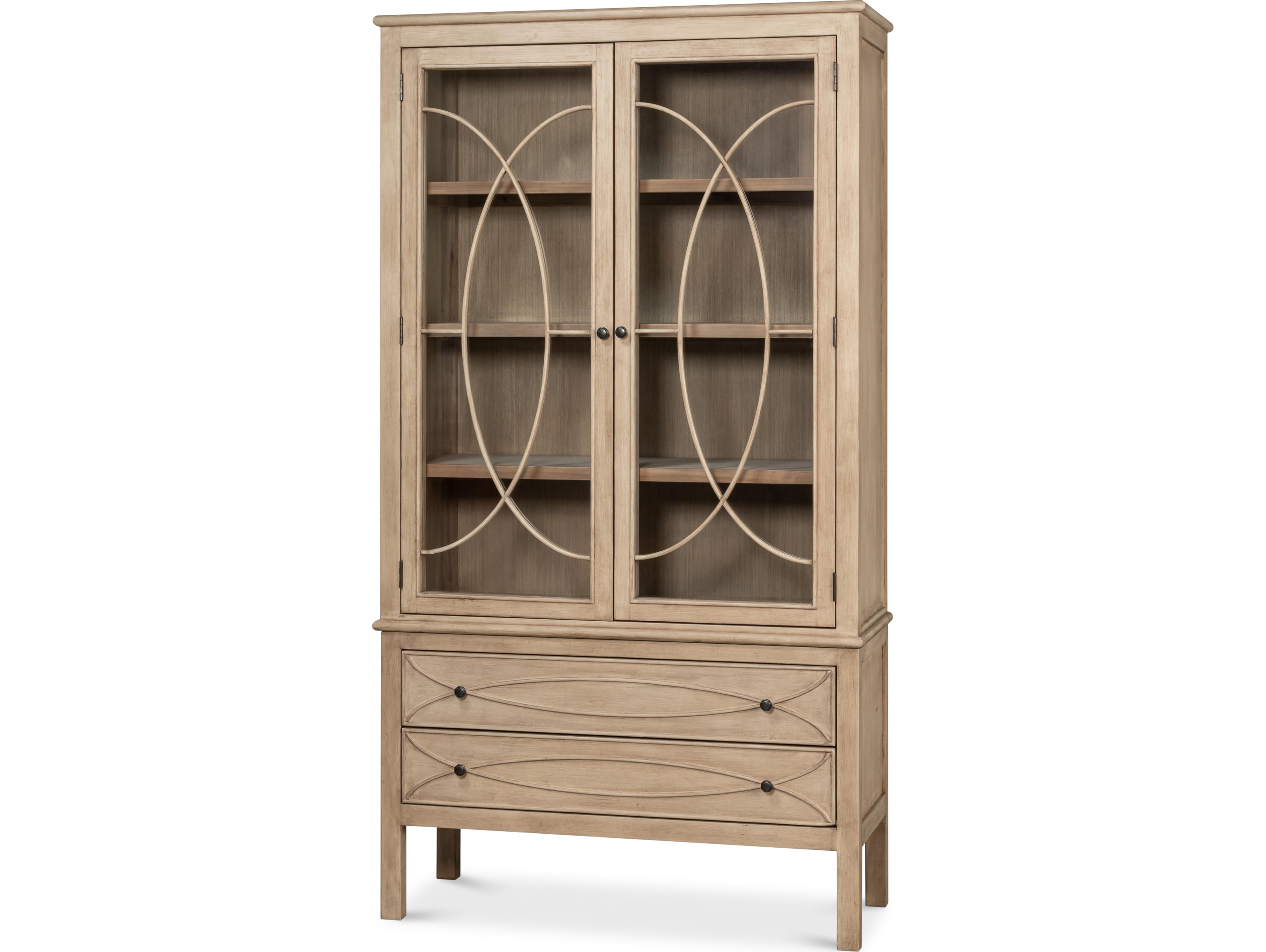 Sarreid Ltd Cecile Bookcase Beige