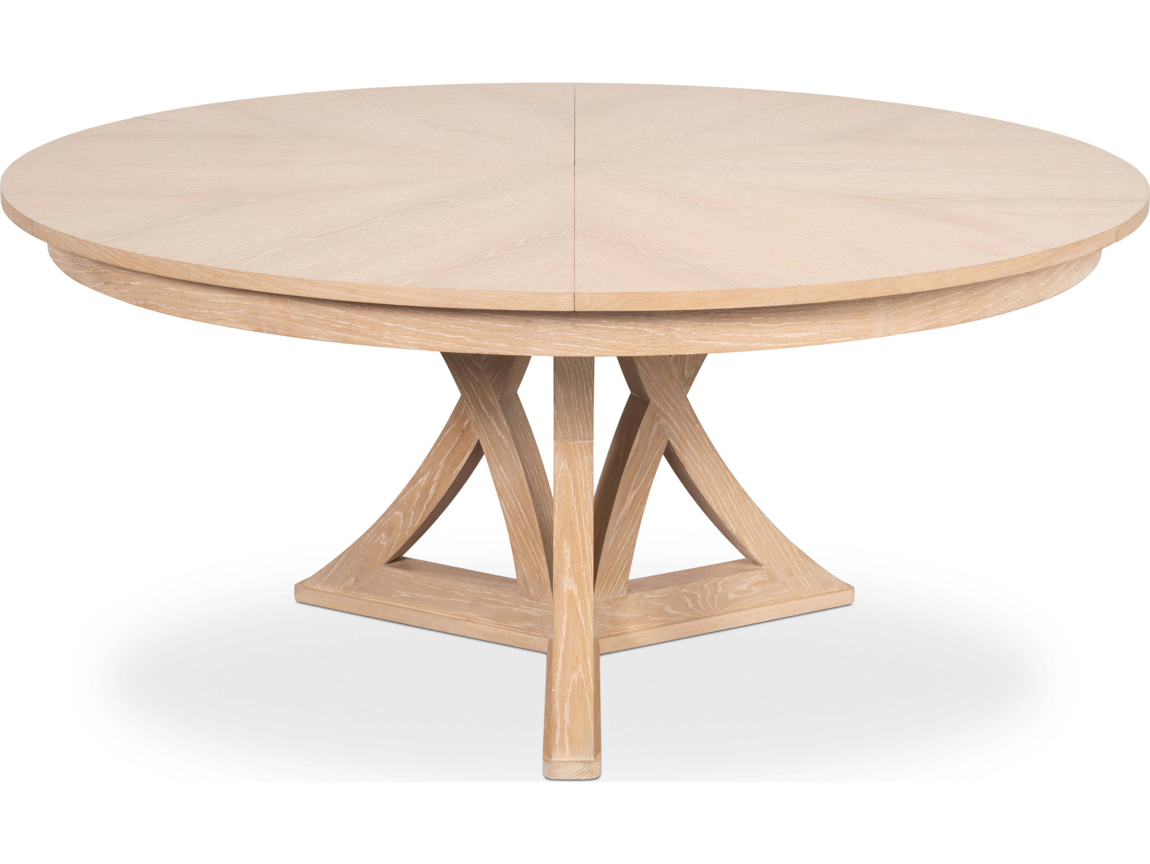 Sarreid Ltd Casual Jupe Dining Table Bleached Oak