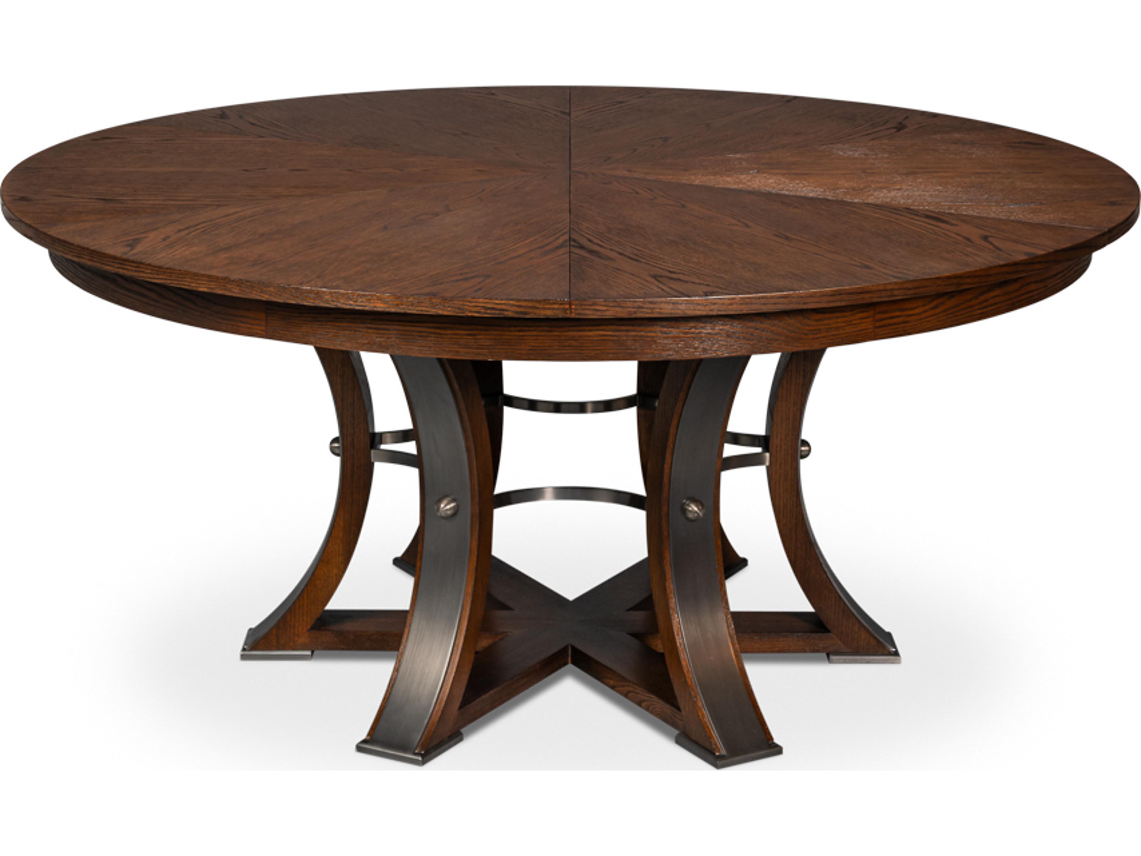 Sarreid Ltd Tower Round Wood Dining Table