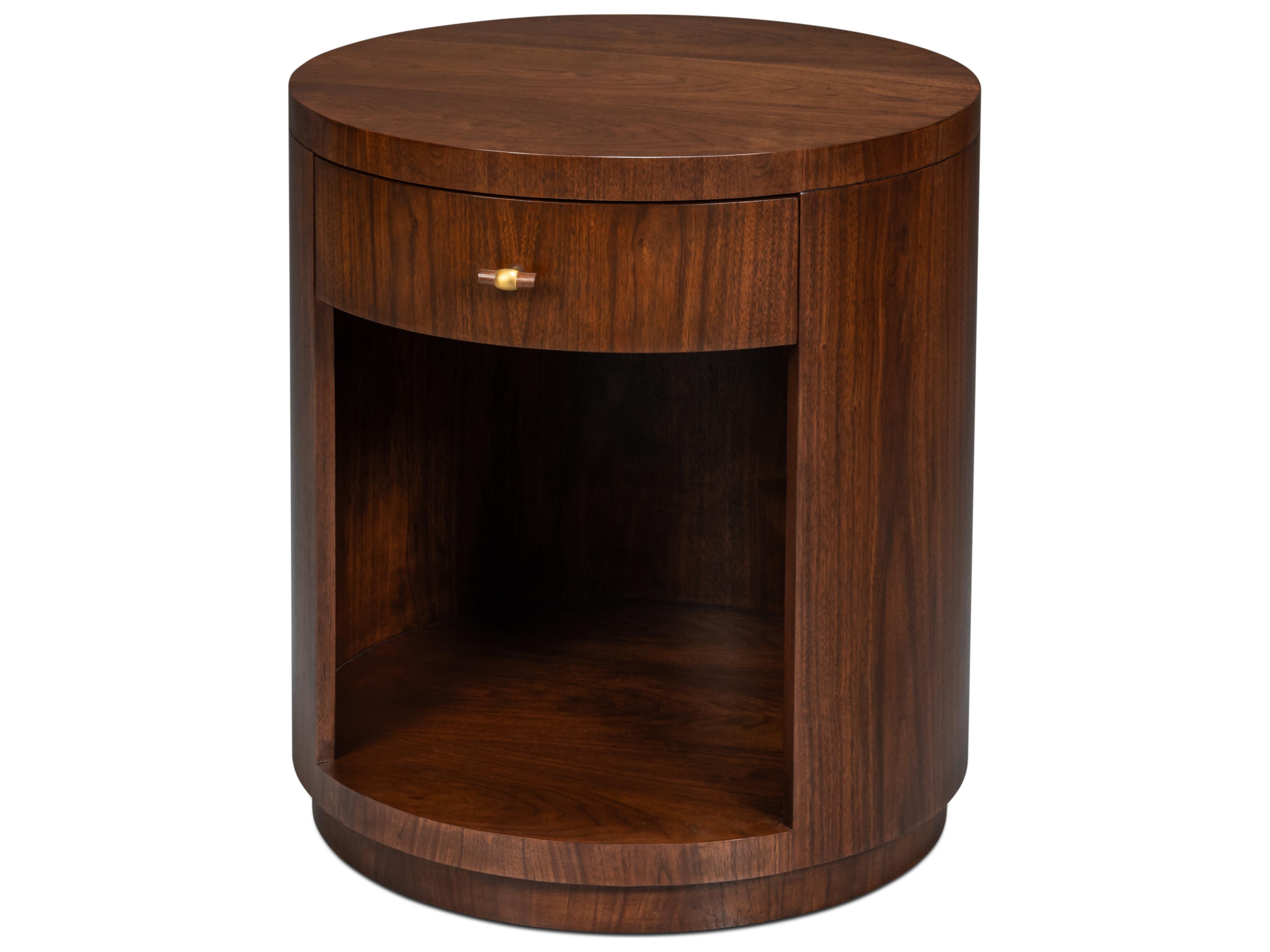 Sarreid Ltd Vero Round Wood End Table