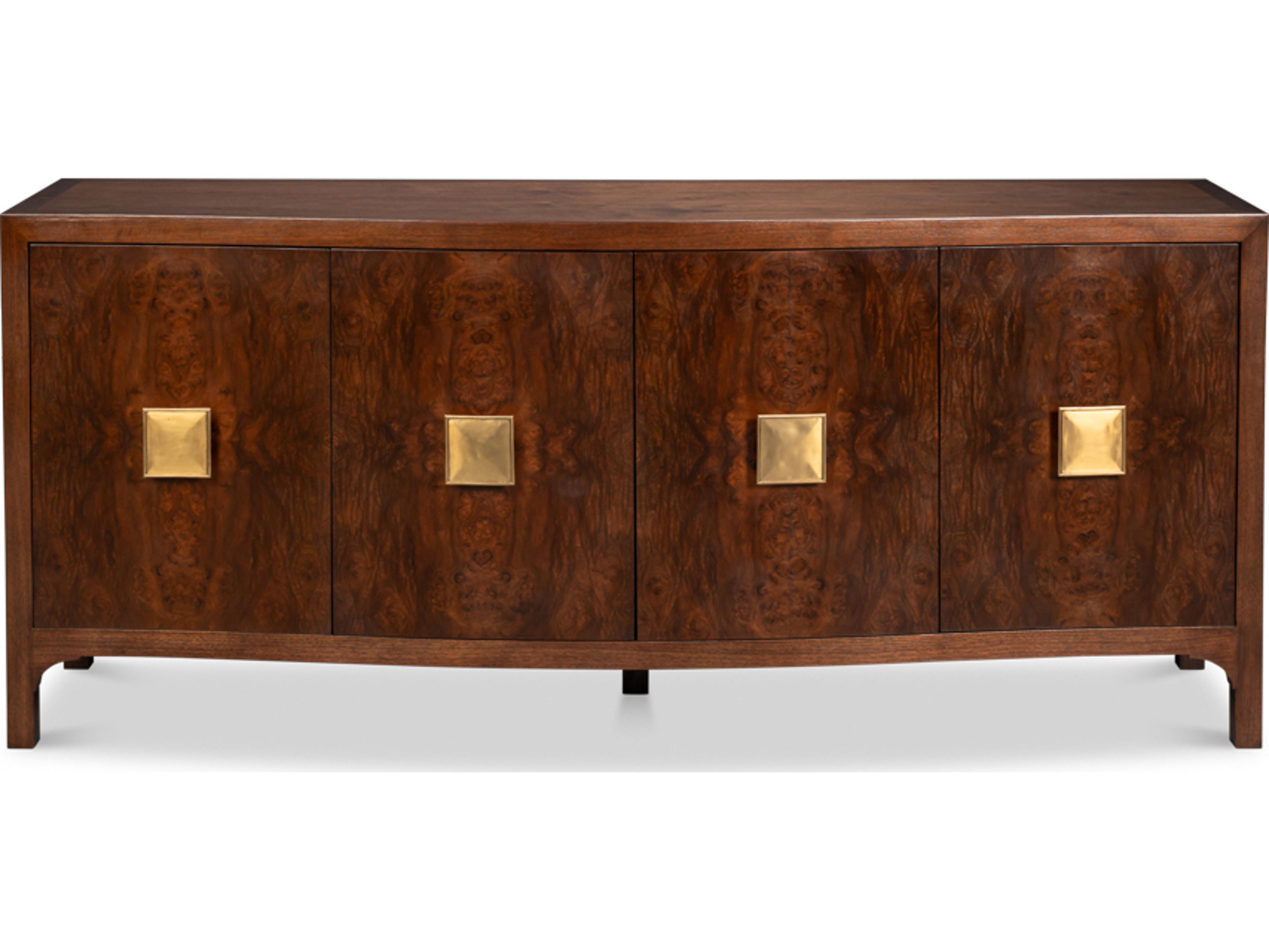 Southport 80" Walnut Wood Sideboard
