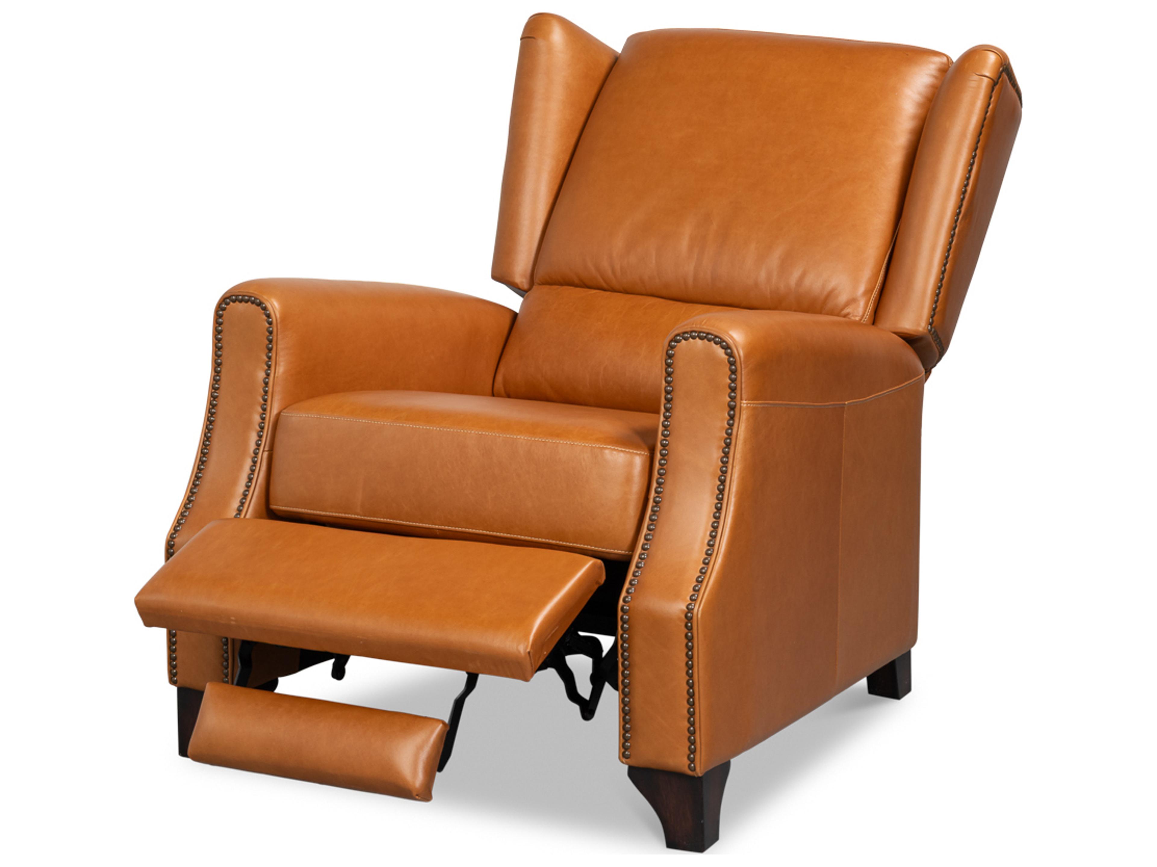 Bradford Brown Leather Recliner