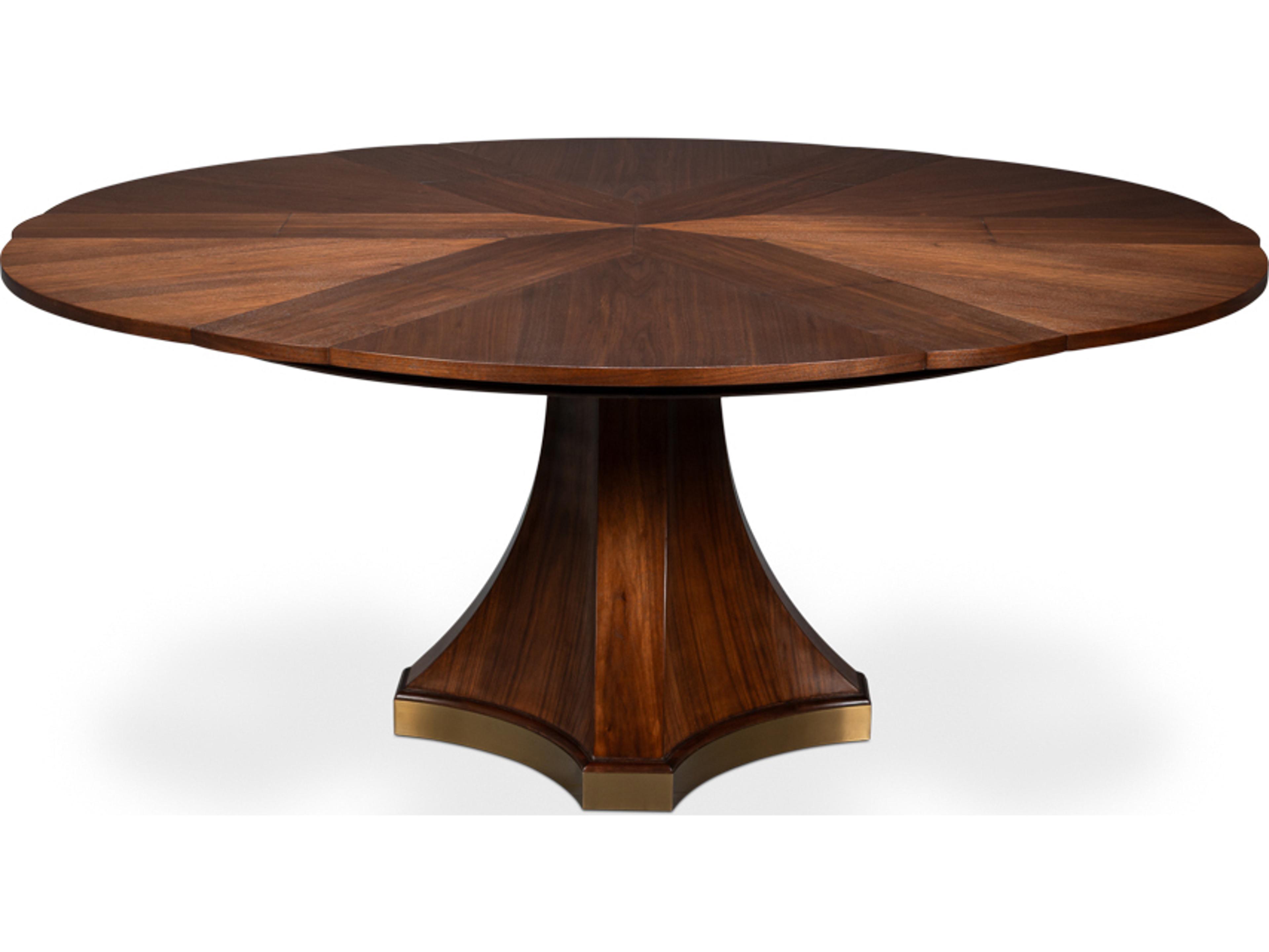 Sarreid Ltd Chelsea Round Wood Dining Table