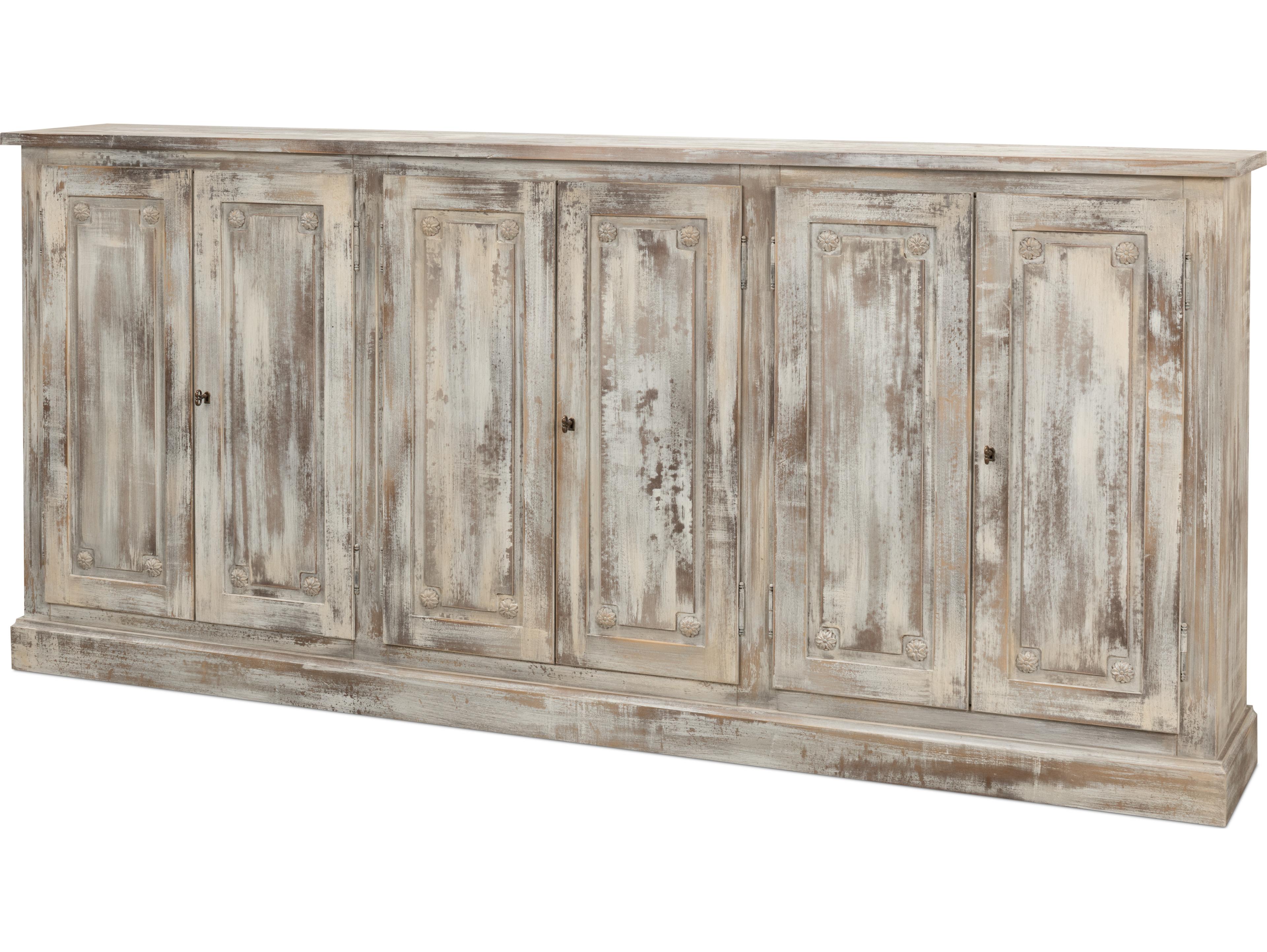 Sarreid Ltd Bellagio Sideboard 96" Grey Oak