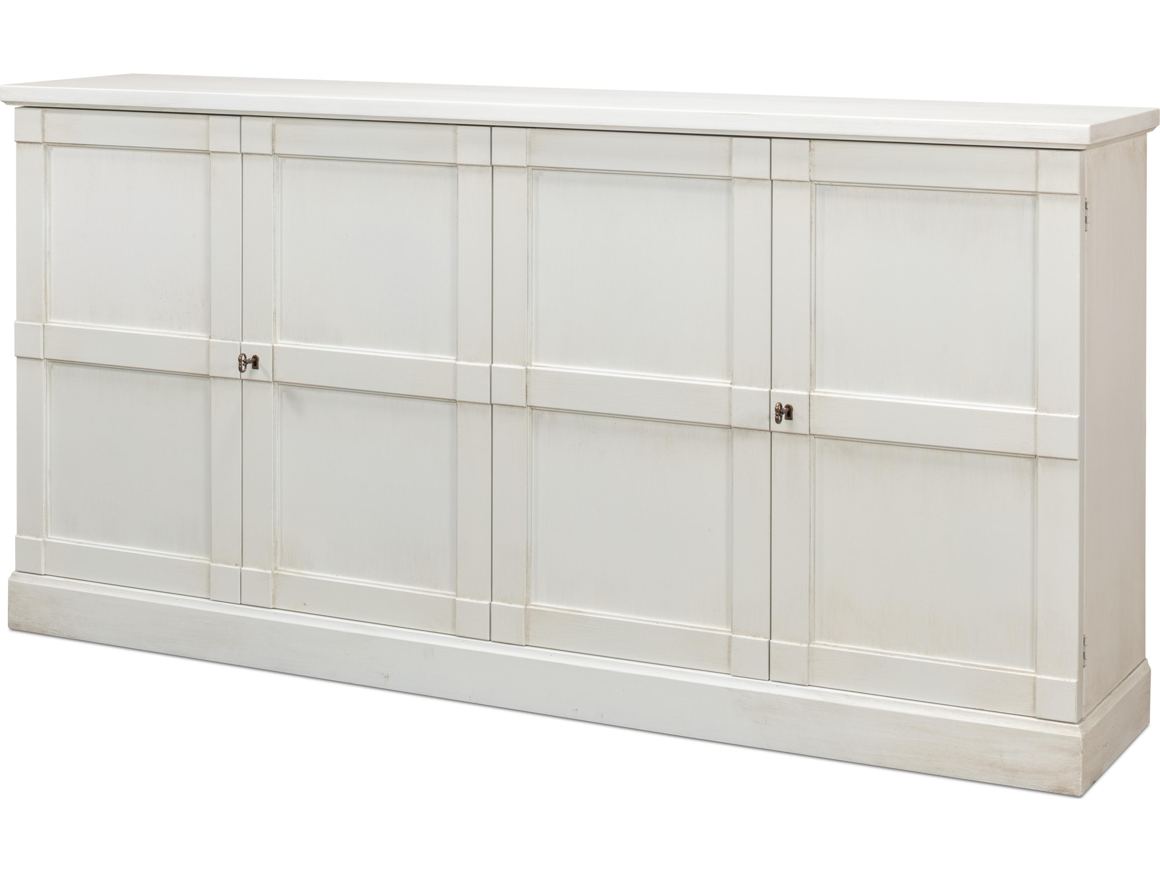 Sarreid Ltd Lionisio Buffet 75" Cortina White Wood Drs