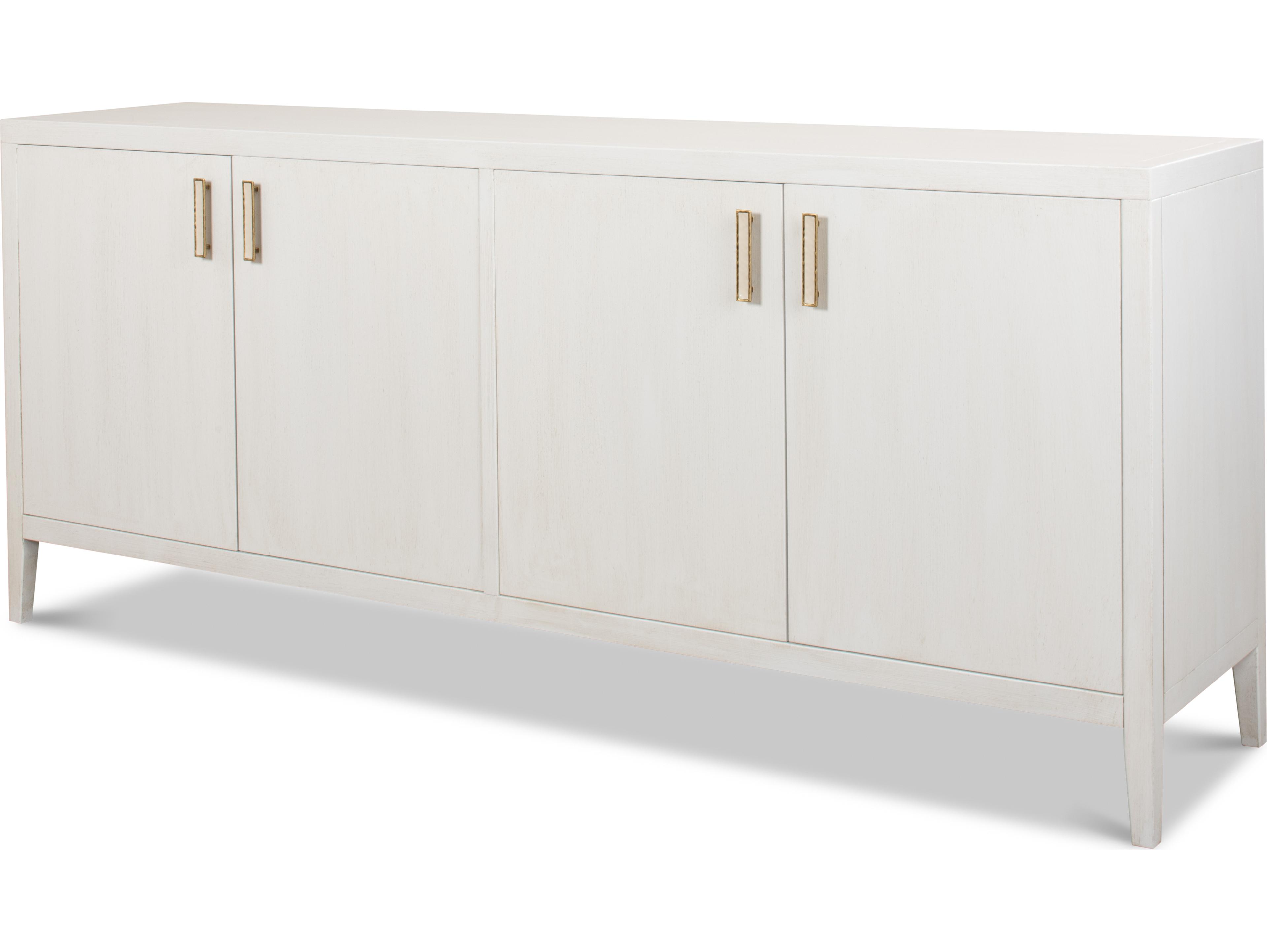 Sarreid Ltd Blanco 4 Door Buffet Cortina White
