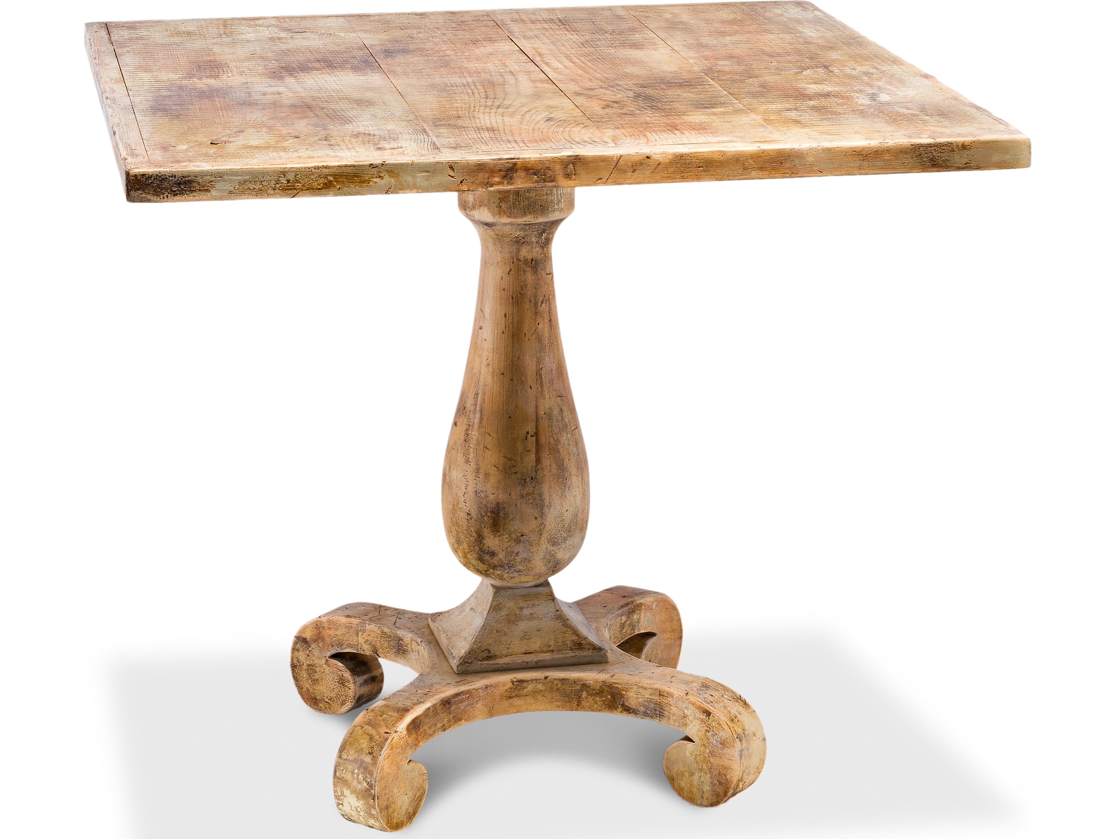 Sarreid Ltd Bistro Table Antique Oak