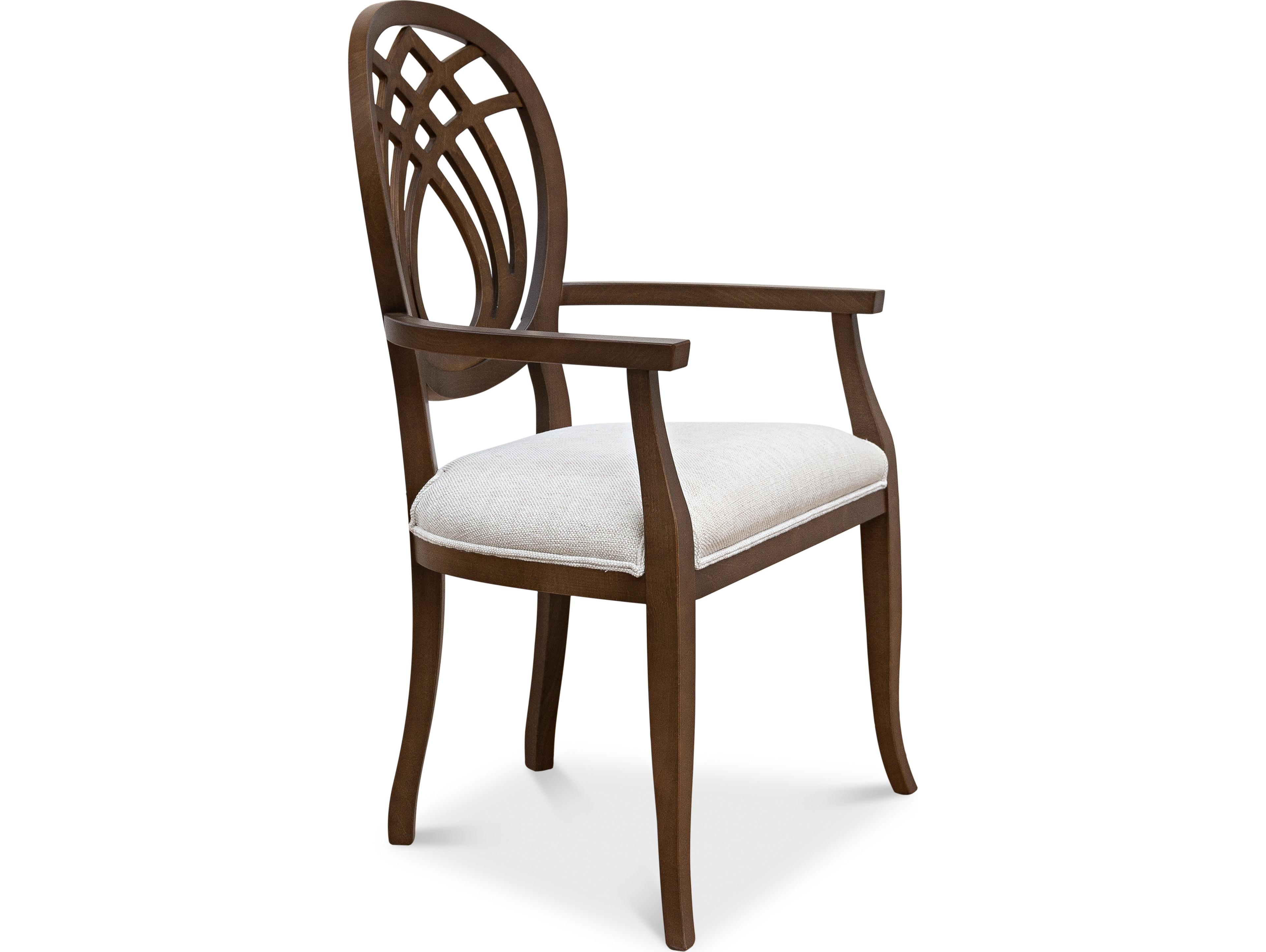 Sarreid Ltd Goccia Arm Chair Driftwood Oatmeal