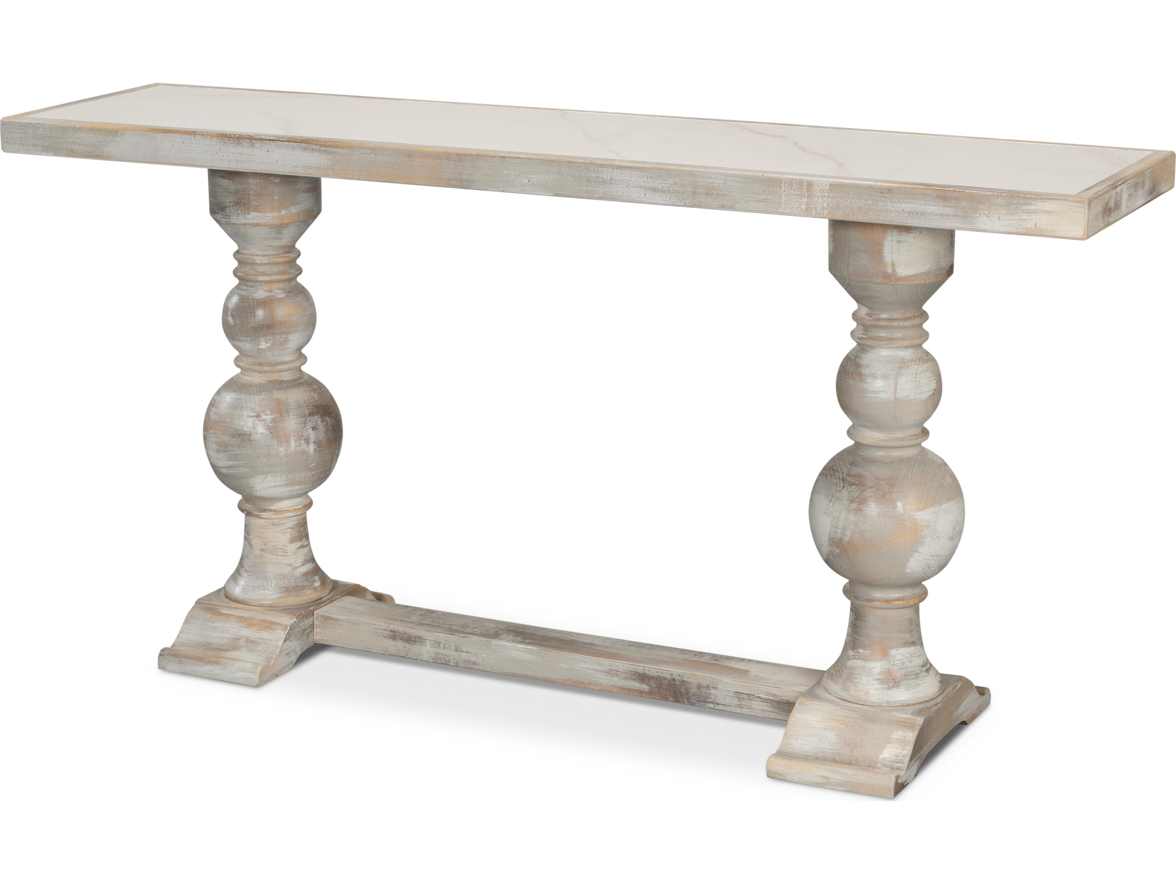 Sarreid Ltd Stacy Double Pedestal Console