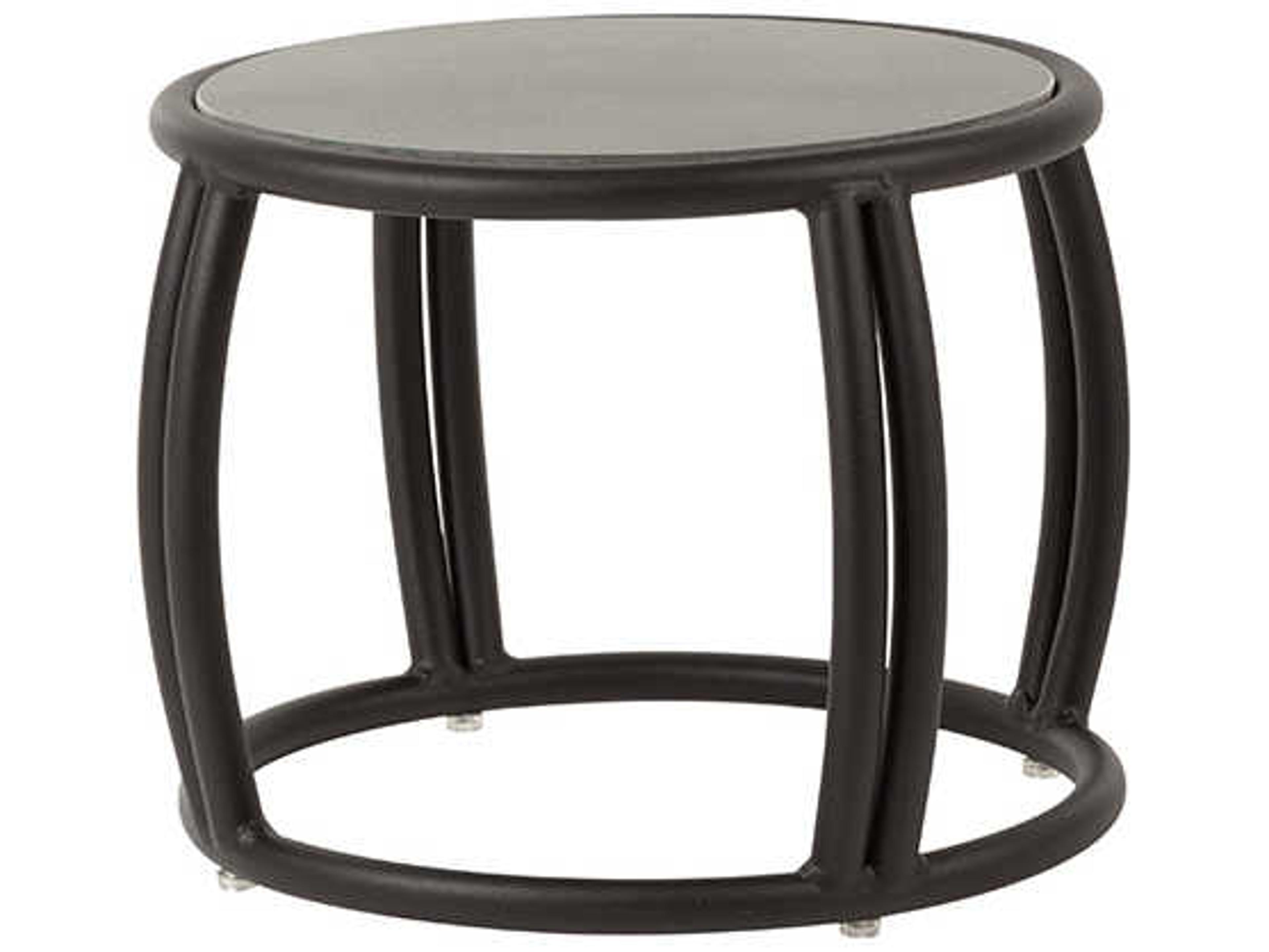 Decoscape Elephant Aluminum Small Round End Table