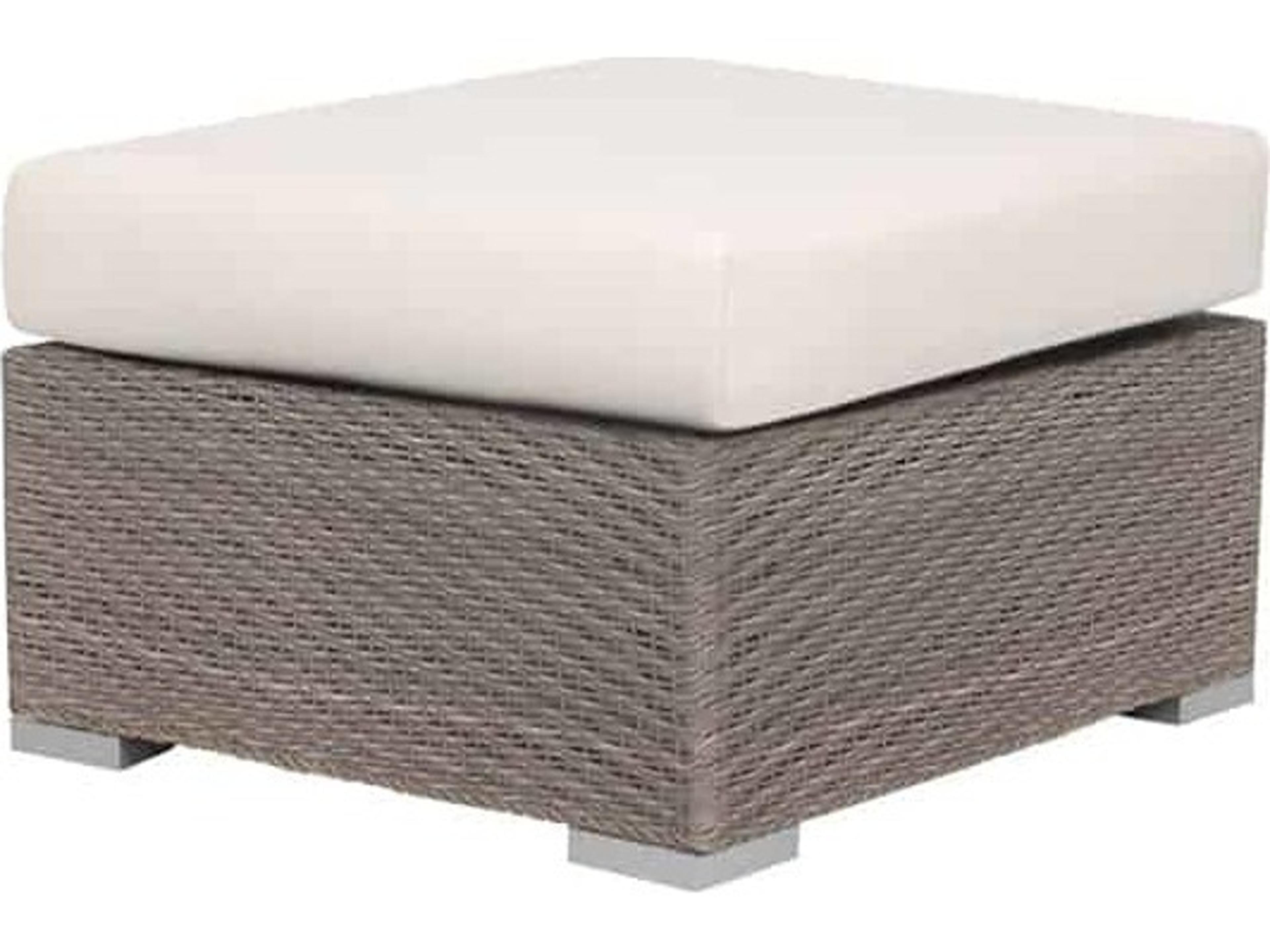 Decoscape Lucaya Quick Ship Wicker Ottoman