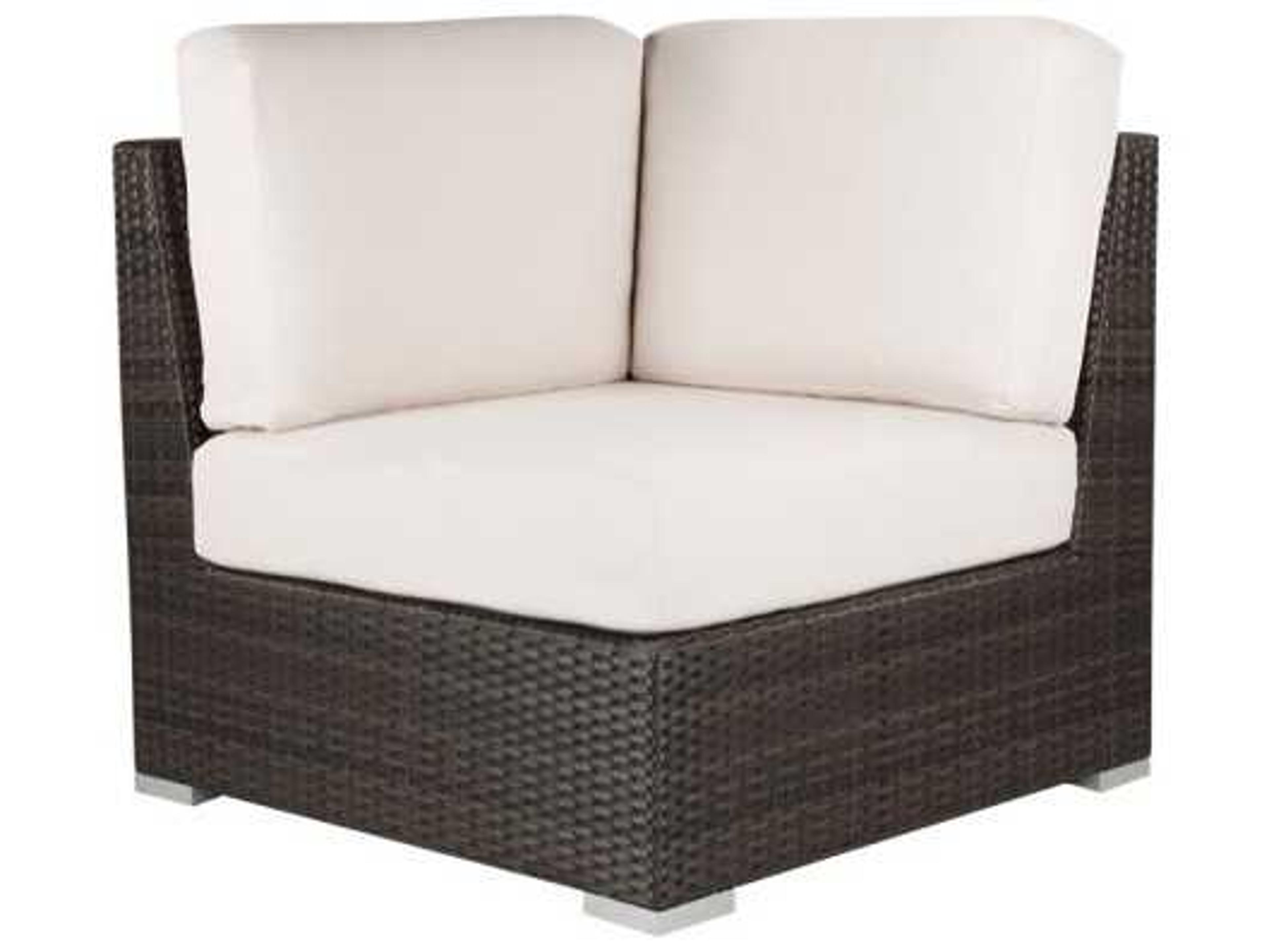 Decoscape Lucaya Wicker Square Corner Lounge Chair
