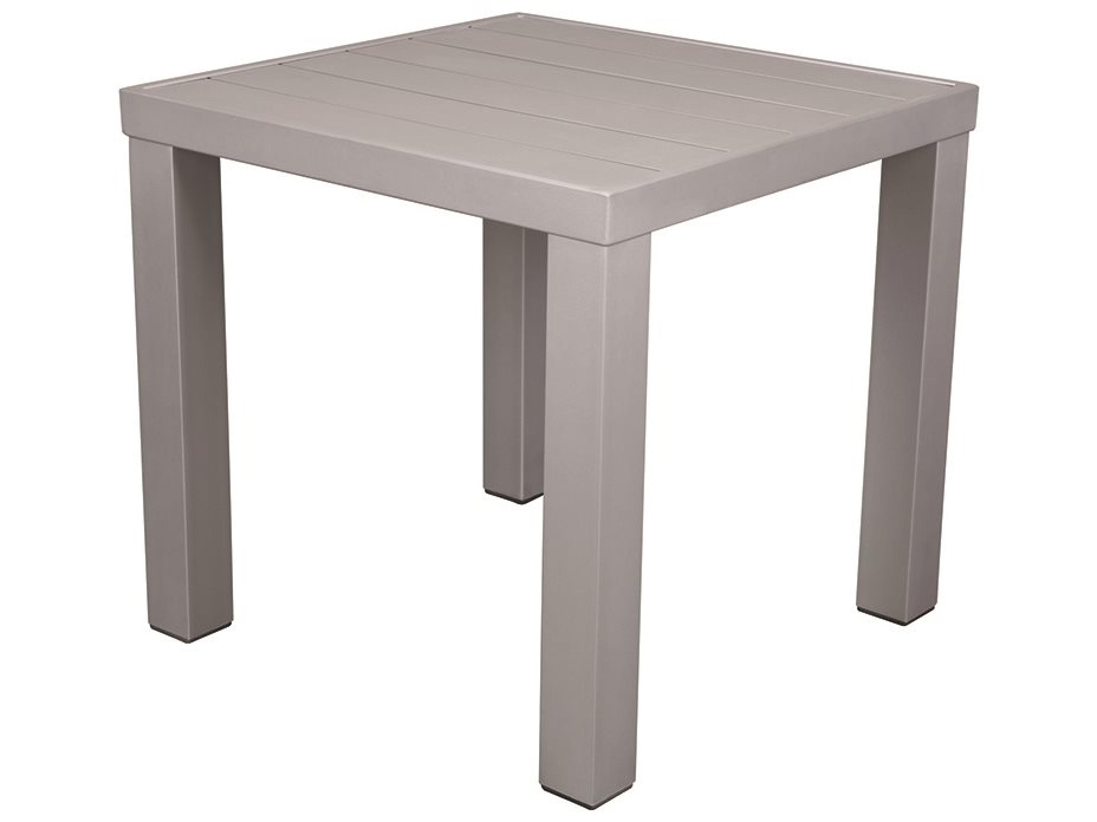 Decoscape Fusion Aluminum Square End Table
