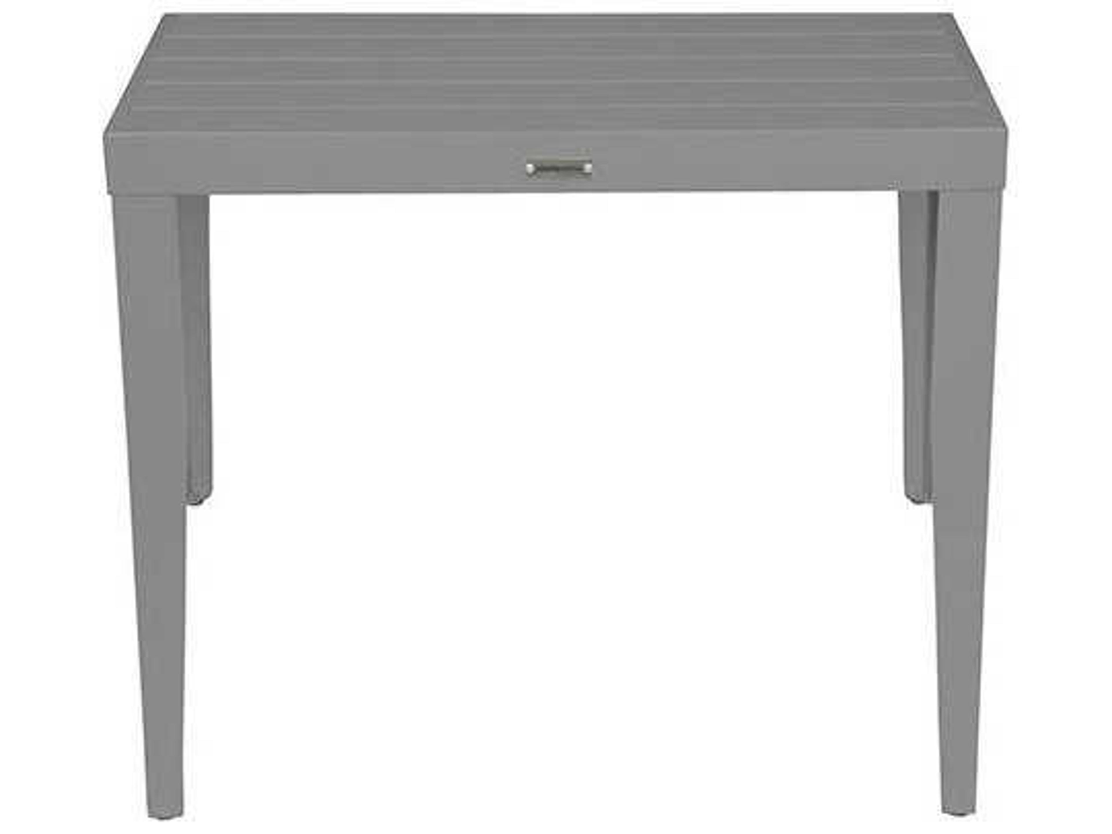 Decoscape South Beach Aluminum Rectangular End Table