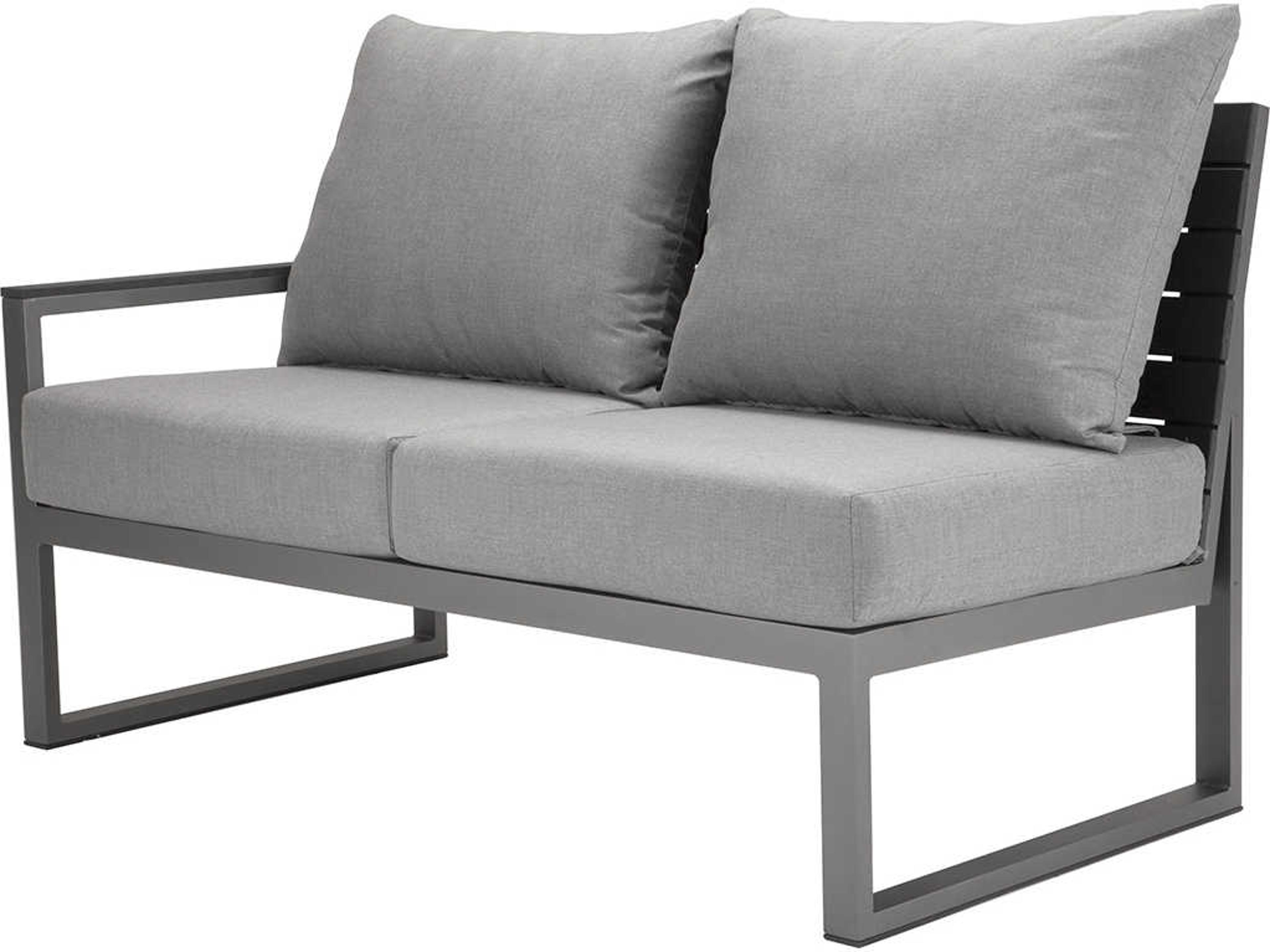 Decoscape Modera Aluminum Left Arm Loveseat