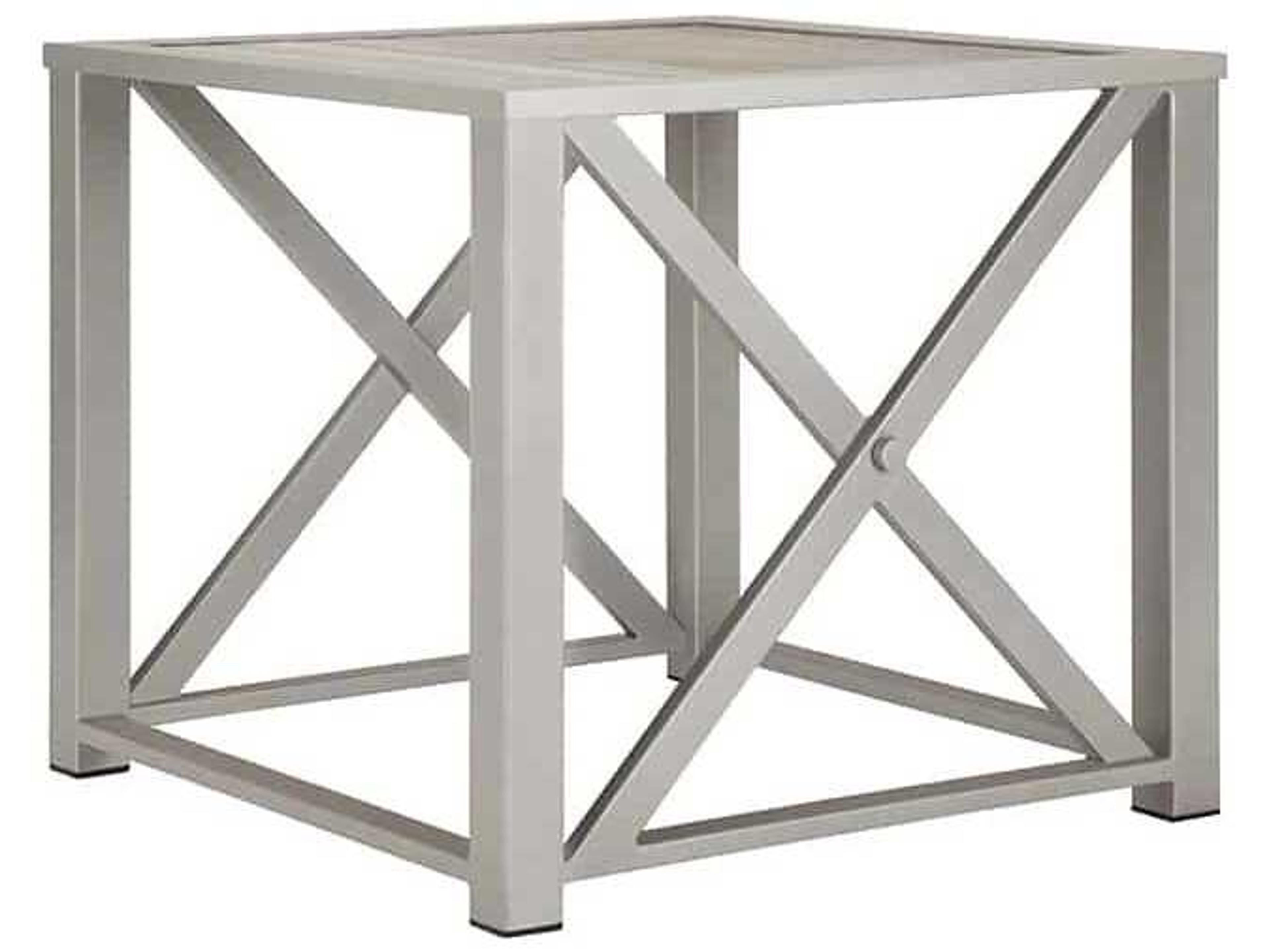 Decoscape Dynasty Aluminum Square End Table
