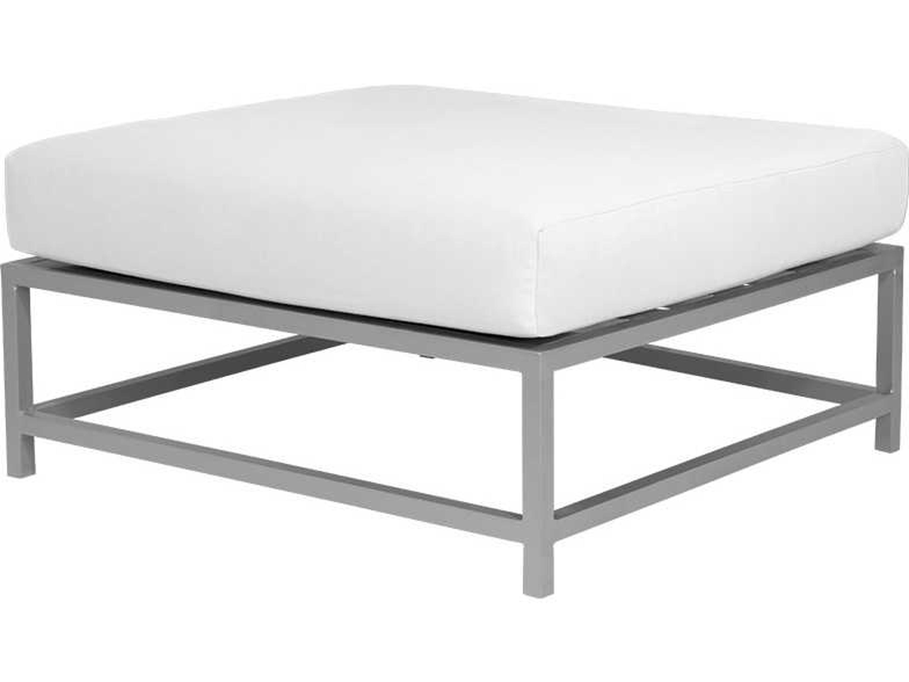 Decoscape Delano Aluminum Square Ottoman