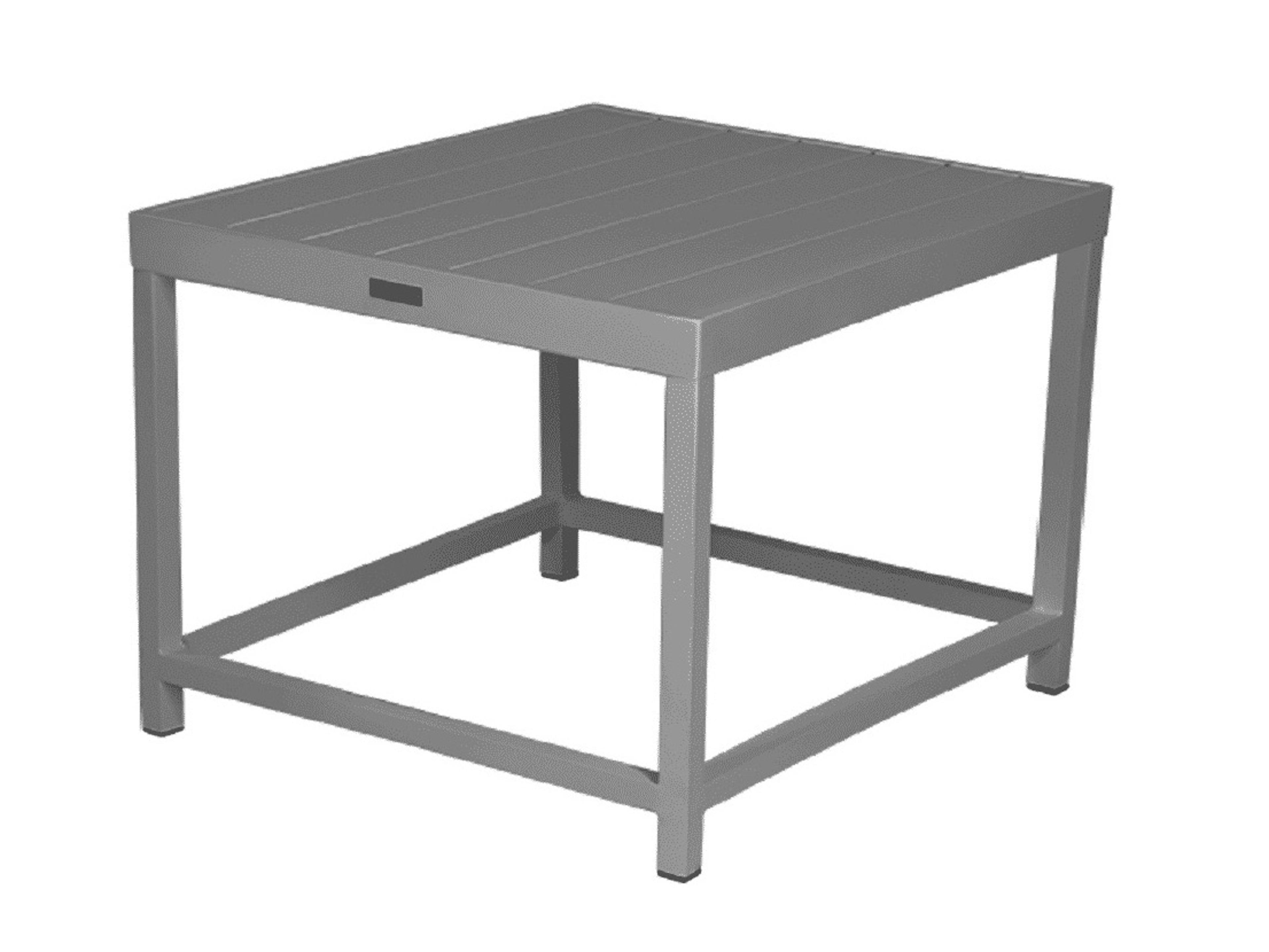 Decoscape Delano Aluminum Square End Table