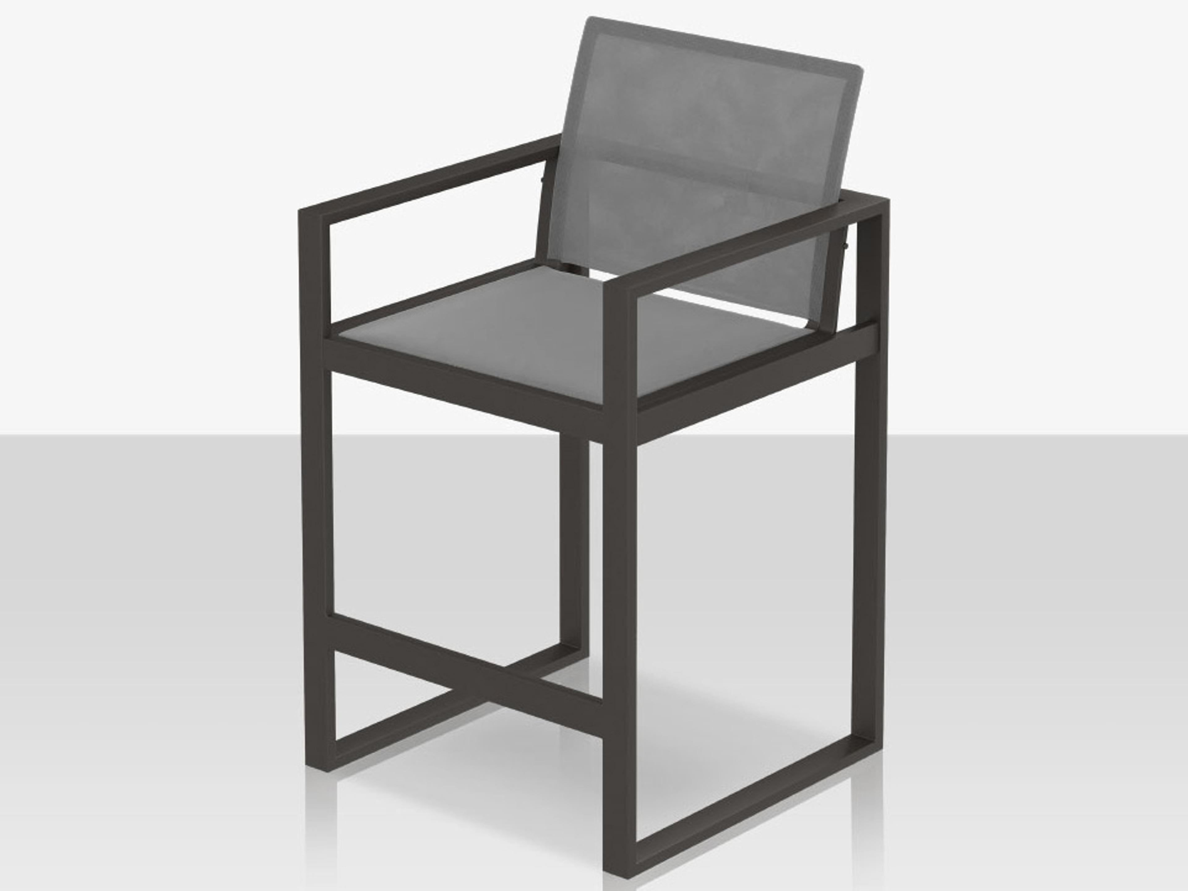 Decoscape Iconic Aluminum Sling XL Bar Arm Chair