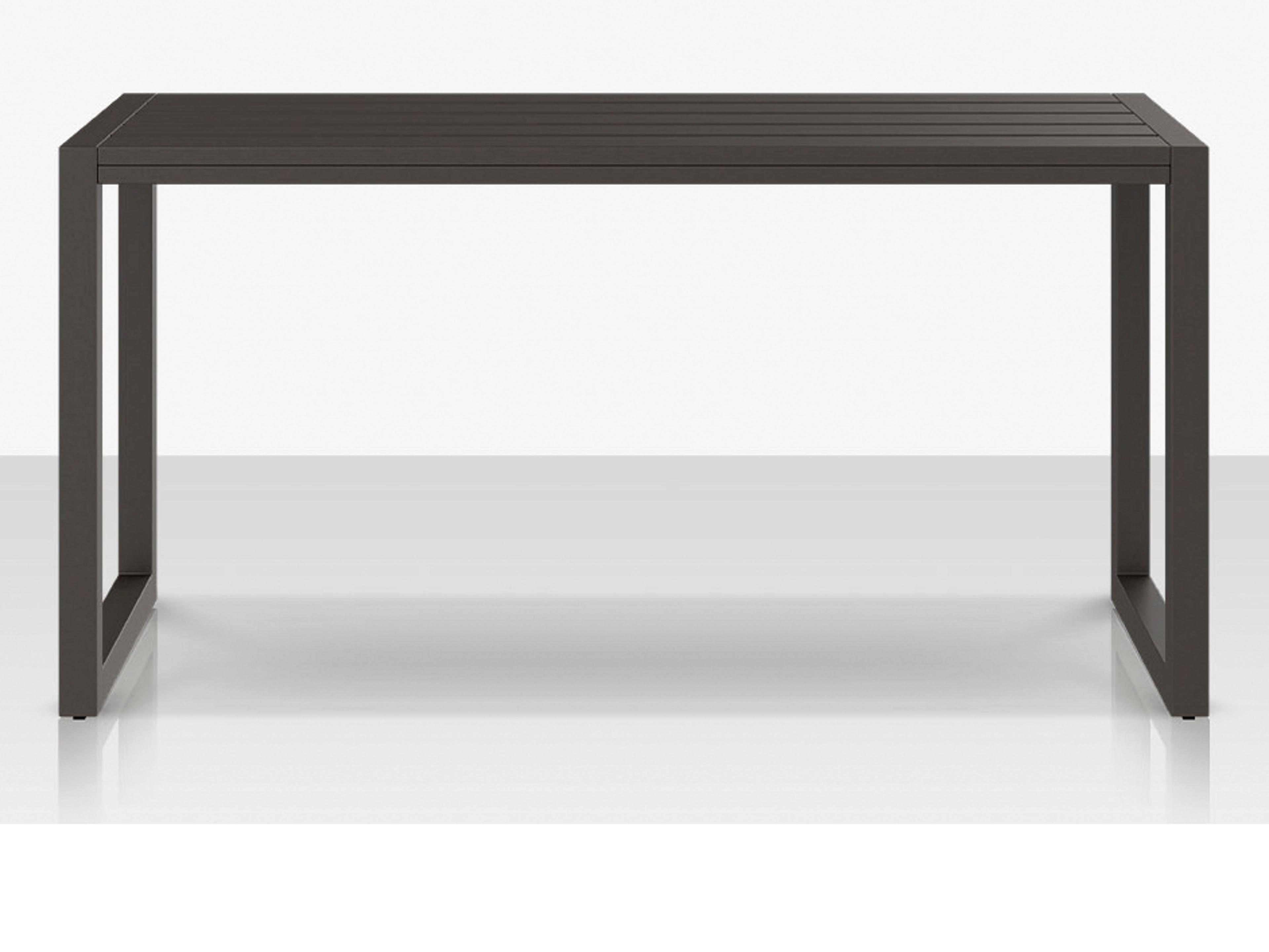 Decoscape Iconic Aluminum Rectangular Console Table