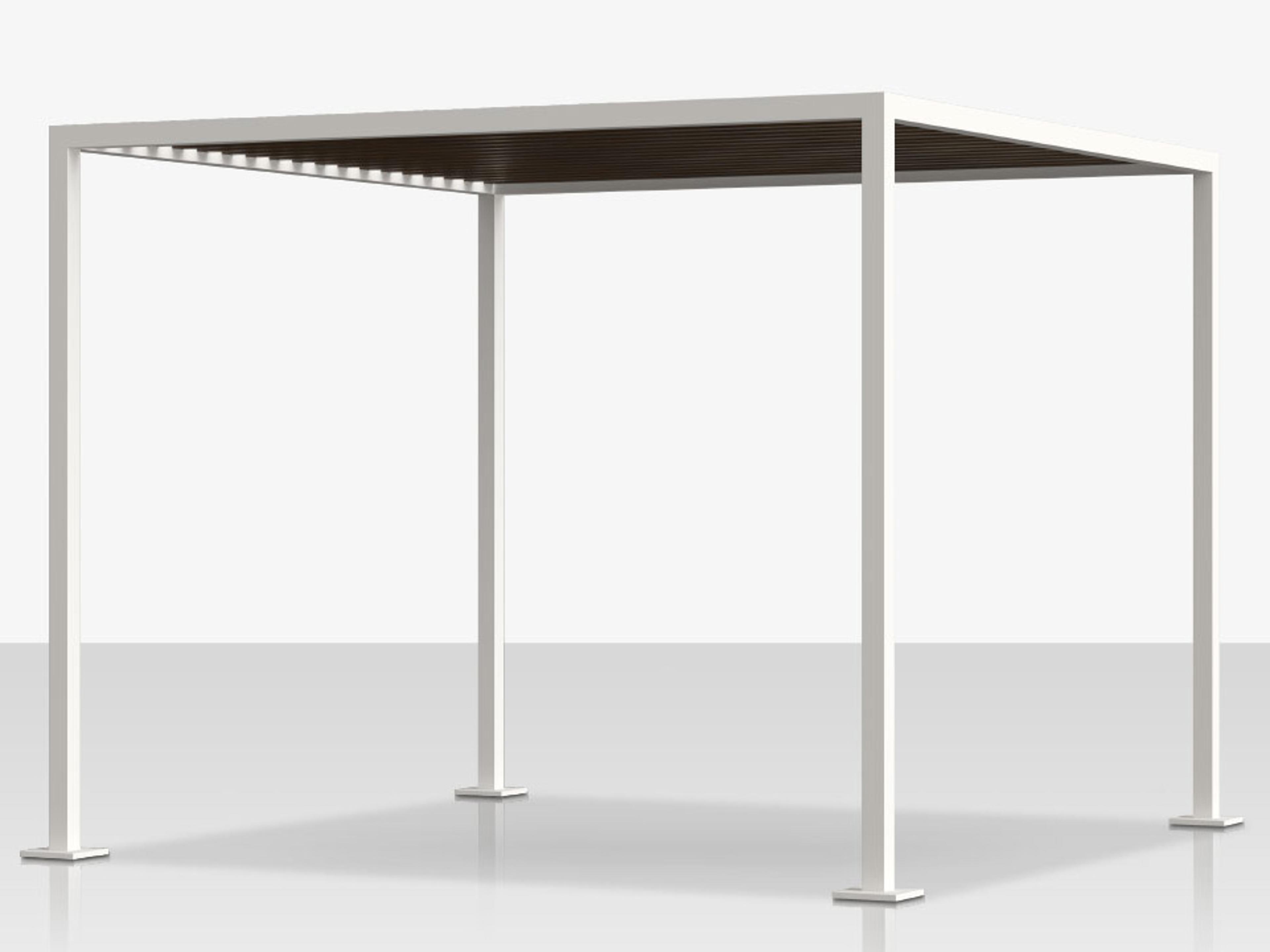 Decoscape Breeze Aluminum Cabana 10' Aluminum Slats - Top