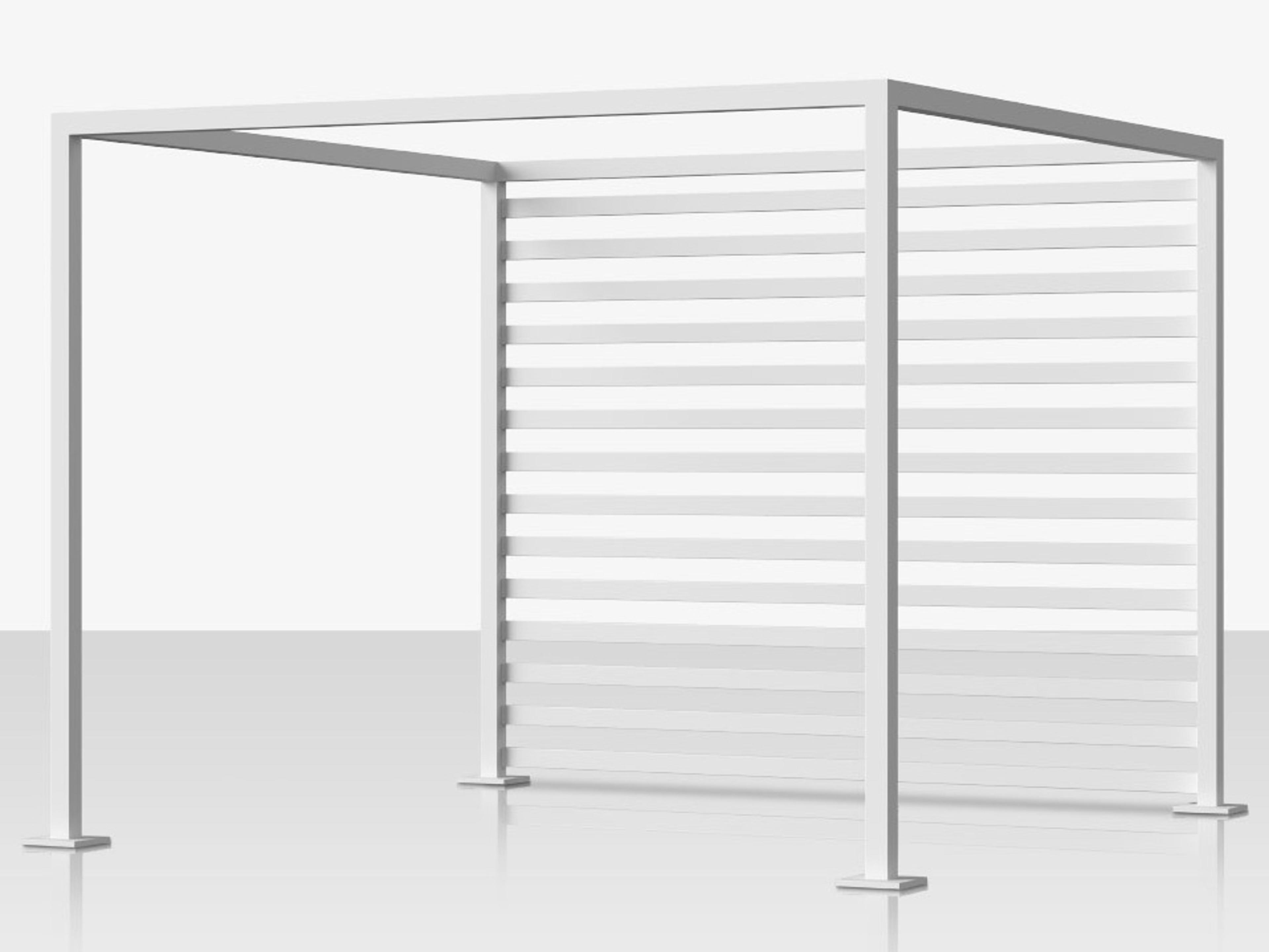 Decoscape Breeze Cabana 8' Aluminum Slats - Back