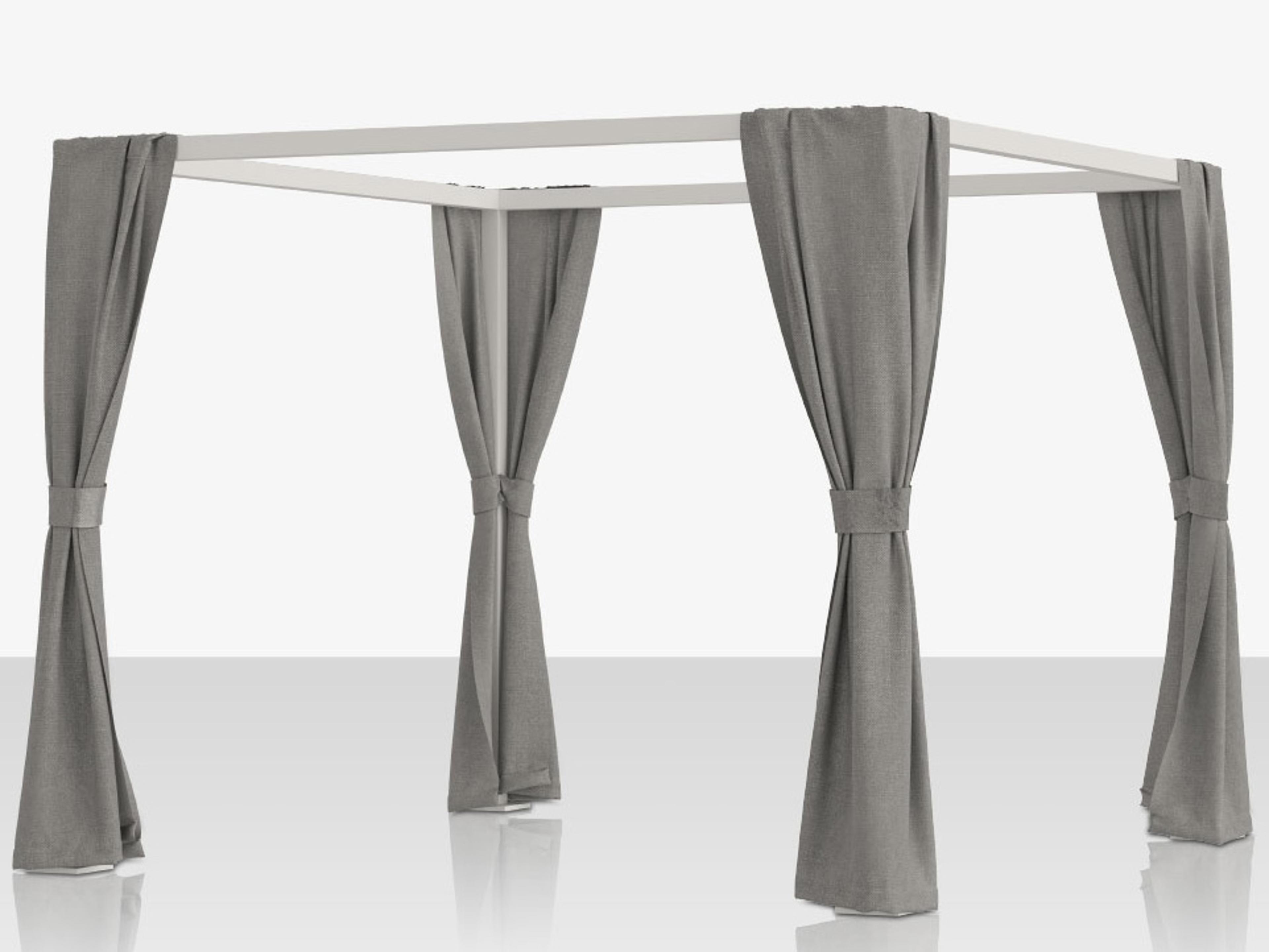 Decoscape Breeze Cabana 10' Decorative Corner Curtain - Non-Functional