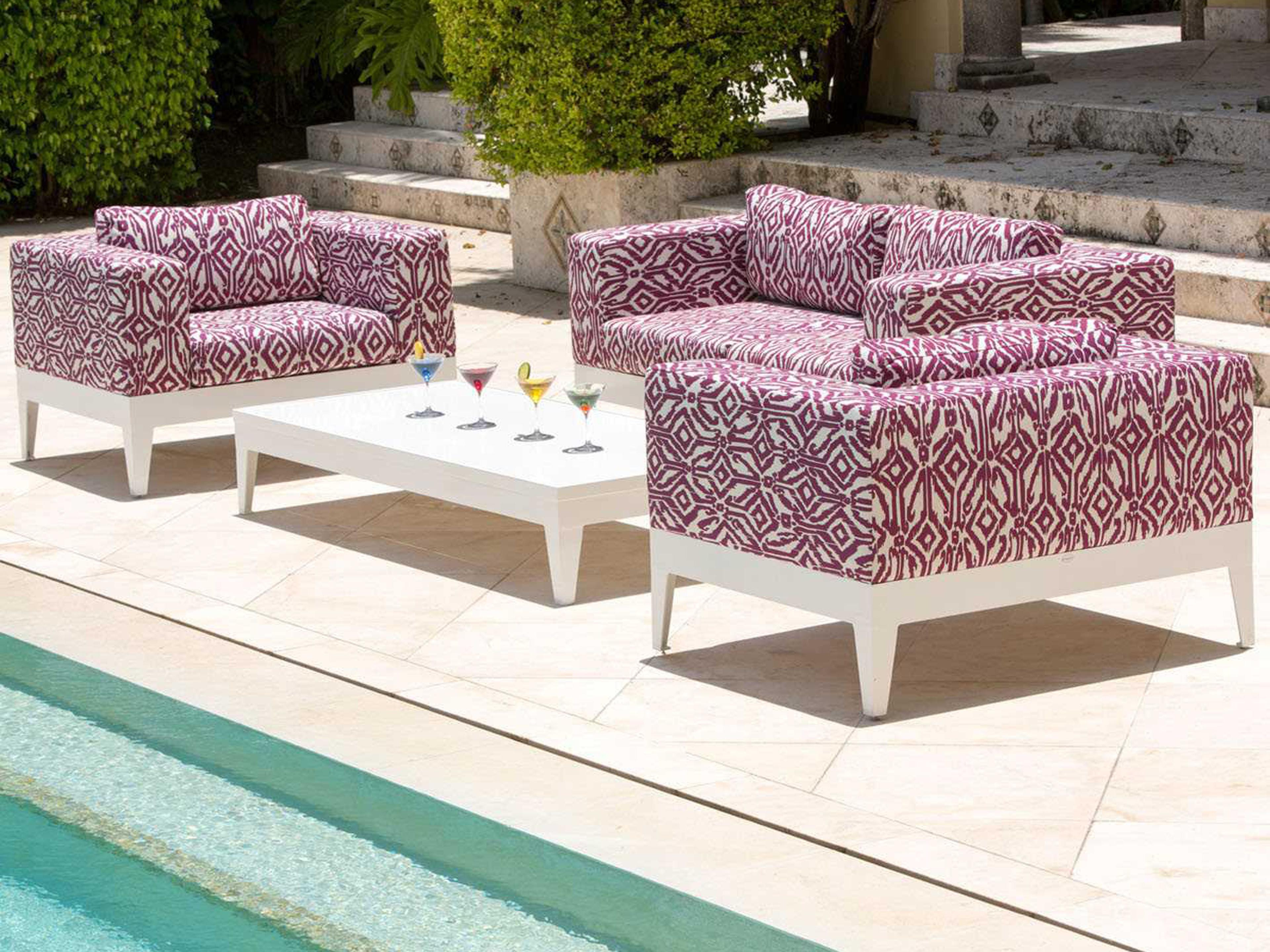 Decoscape South Beach Aluminum Cushion Lounge Set