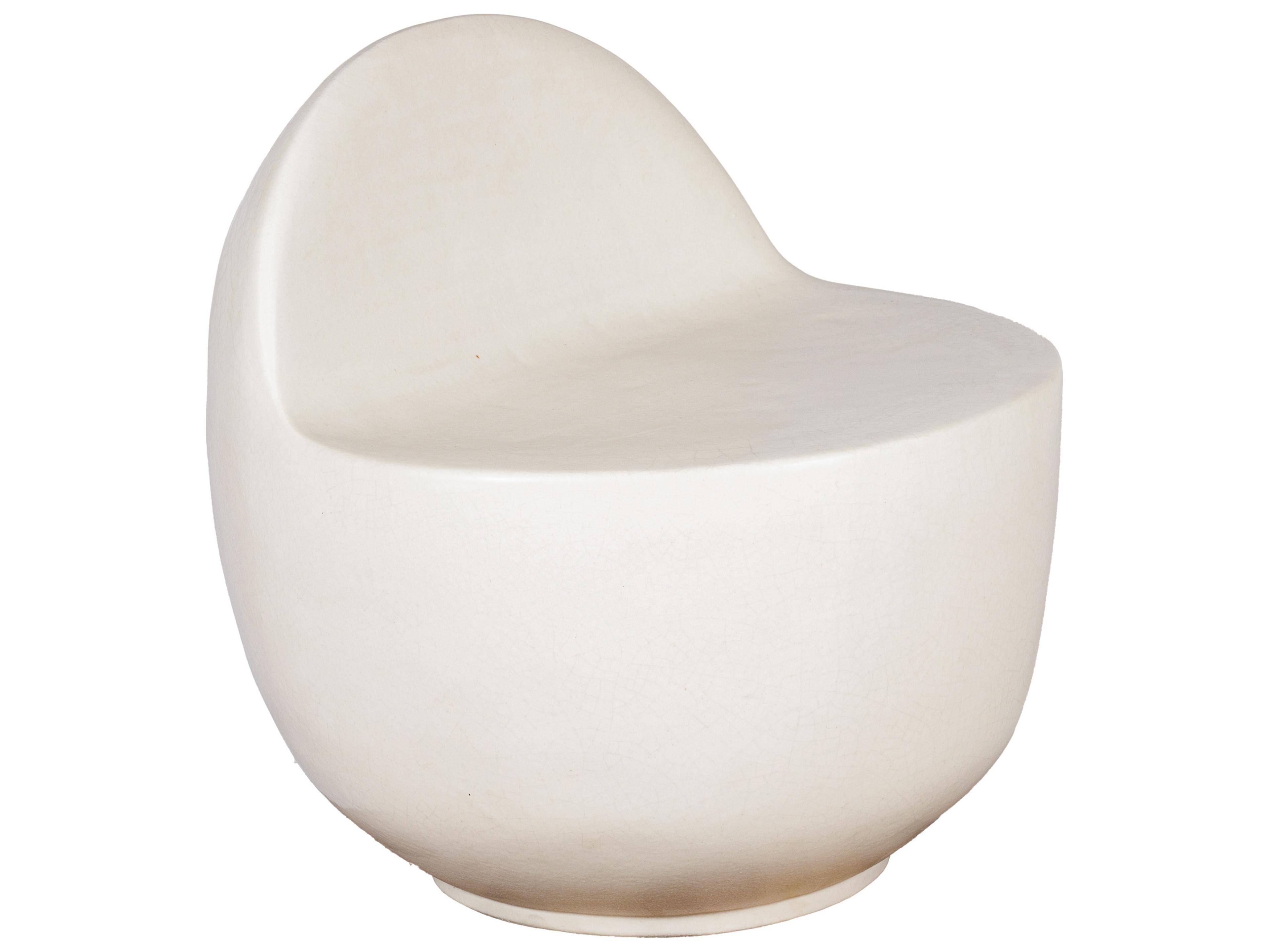 Seasonal Living Ceramics Linen Semi-gloss Ceramic Dining Chair