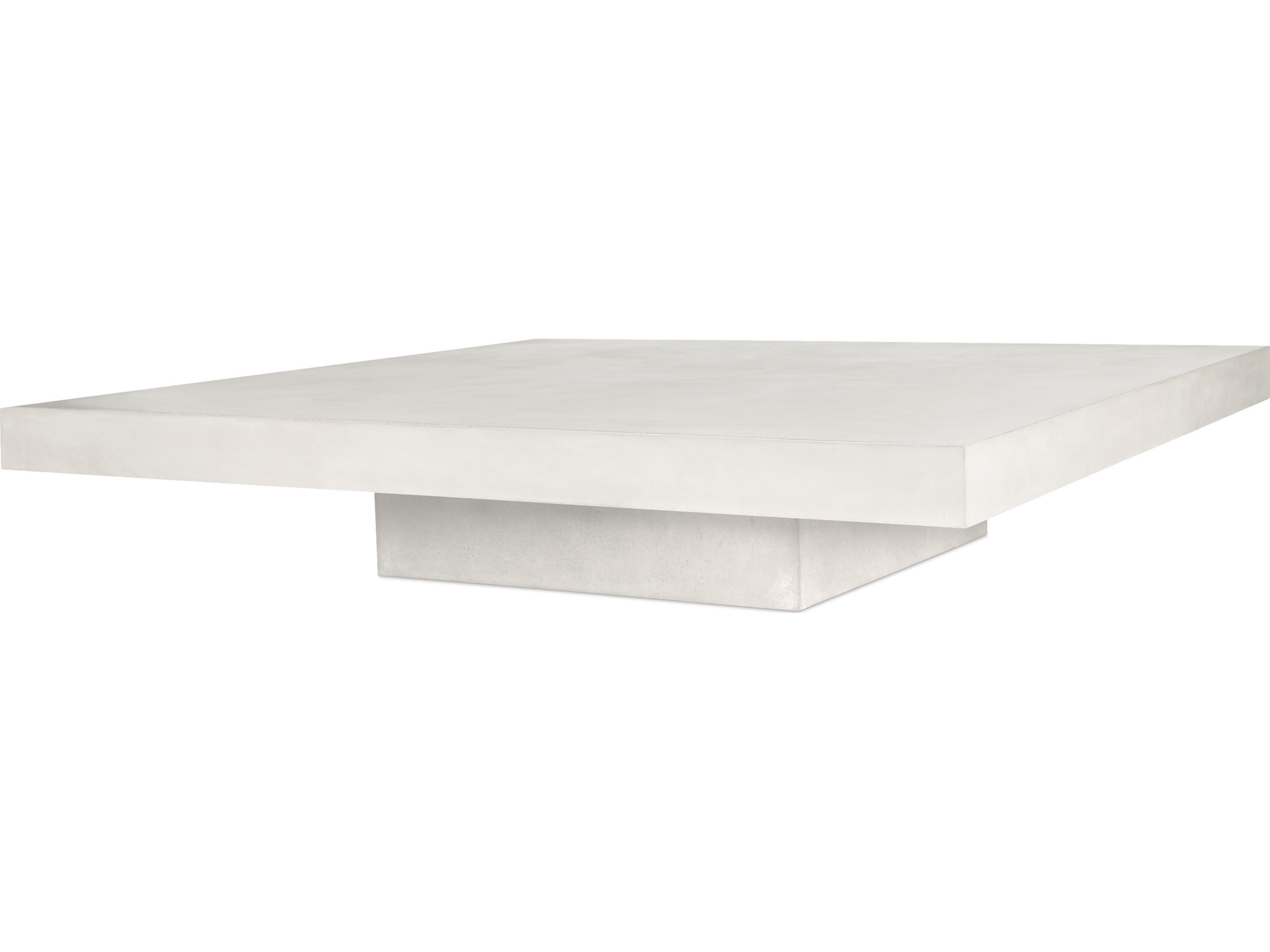 Seasonal Living Perpetual Ivory White Lima Square Outdoor Coffee Table
