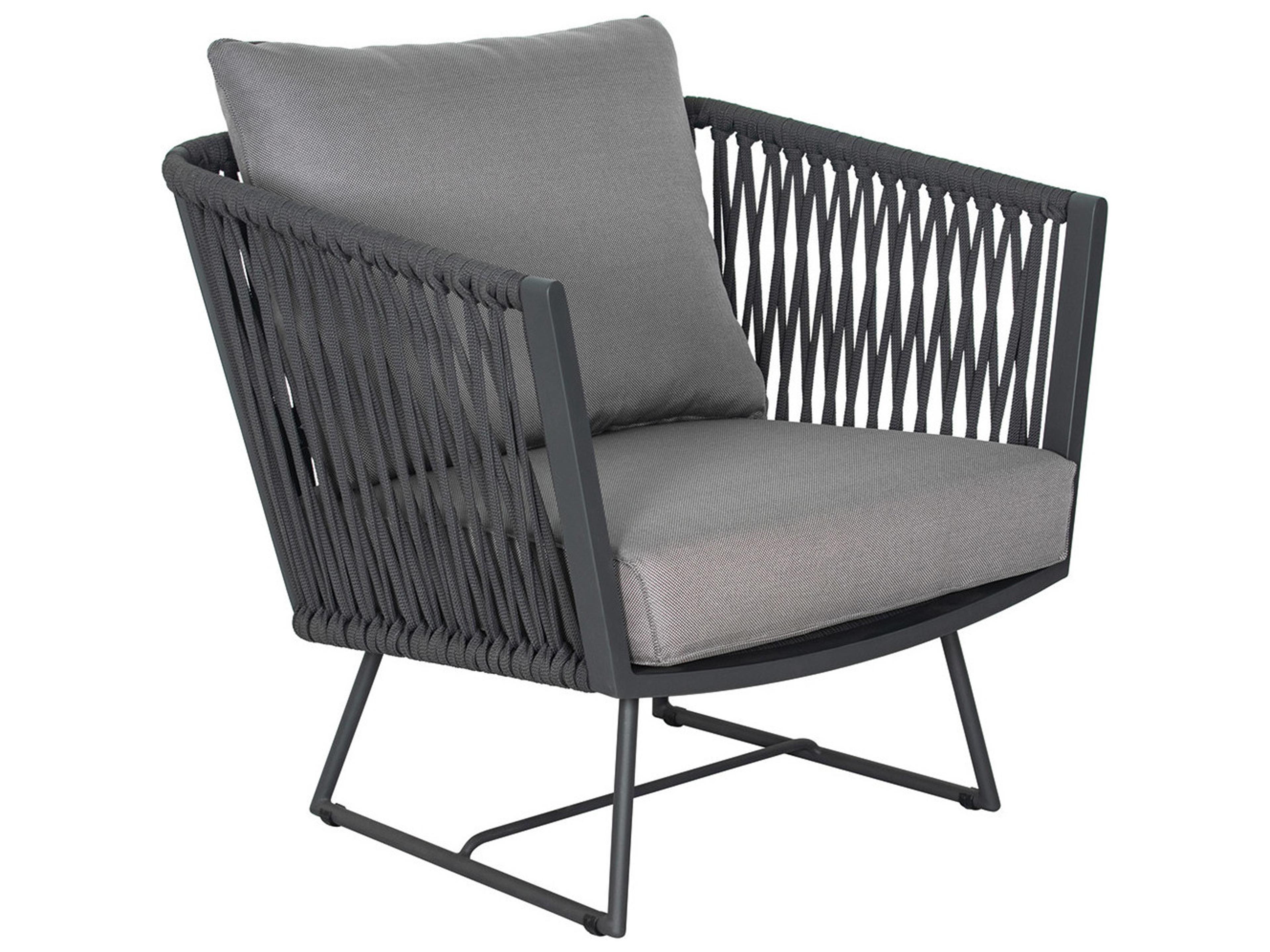 Archipelago Aluminum Dark Gray Orion Outdoor Lounge Chair