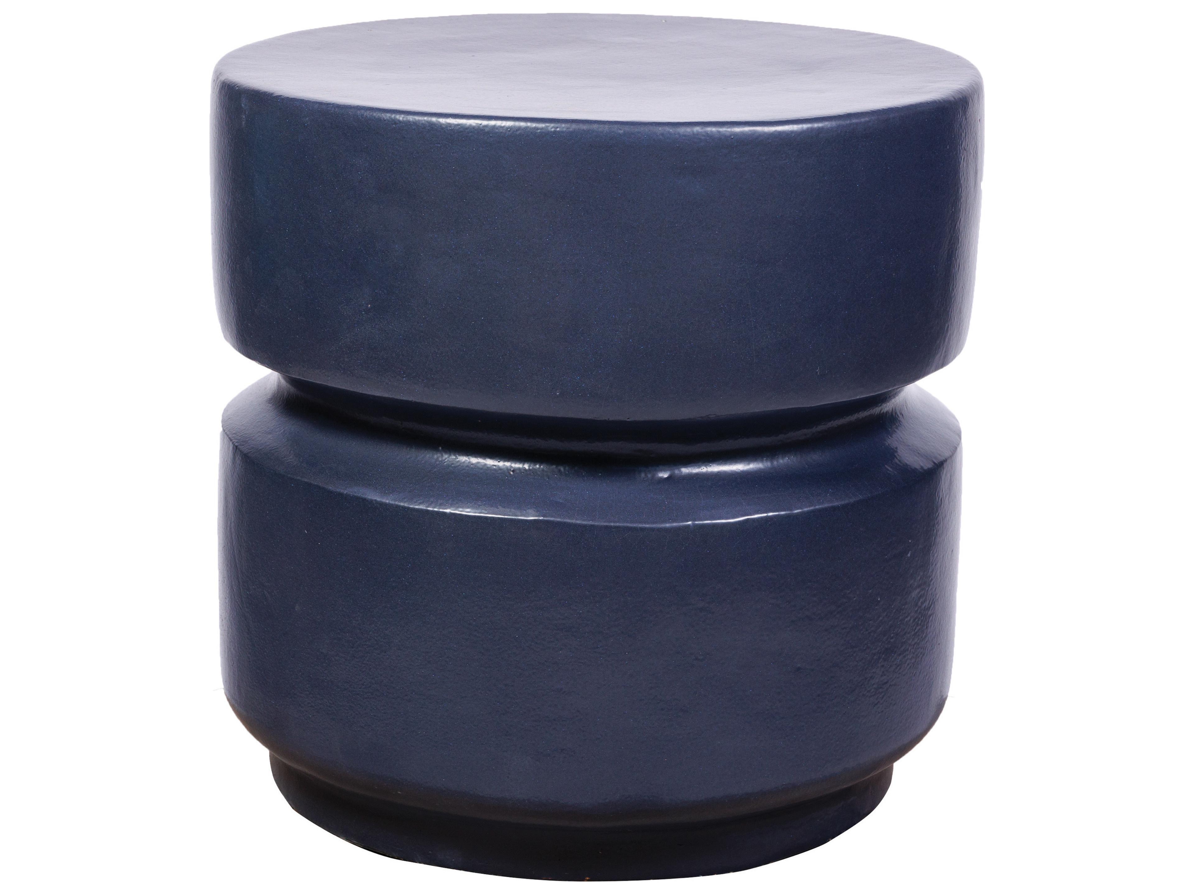 Seasonal Living Ceramics Indigo Semi-gloss Ceramic Dining Chair