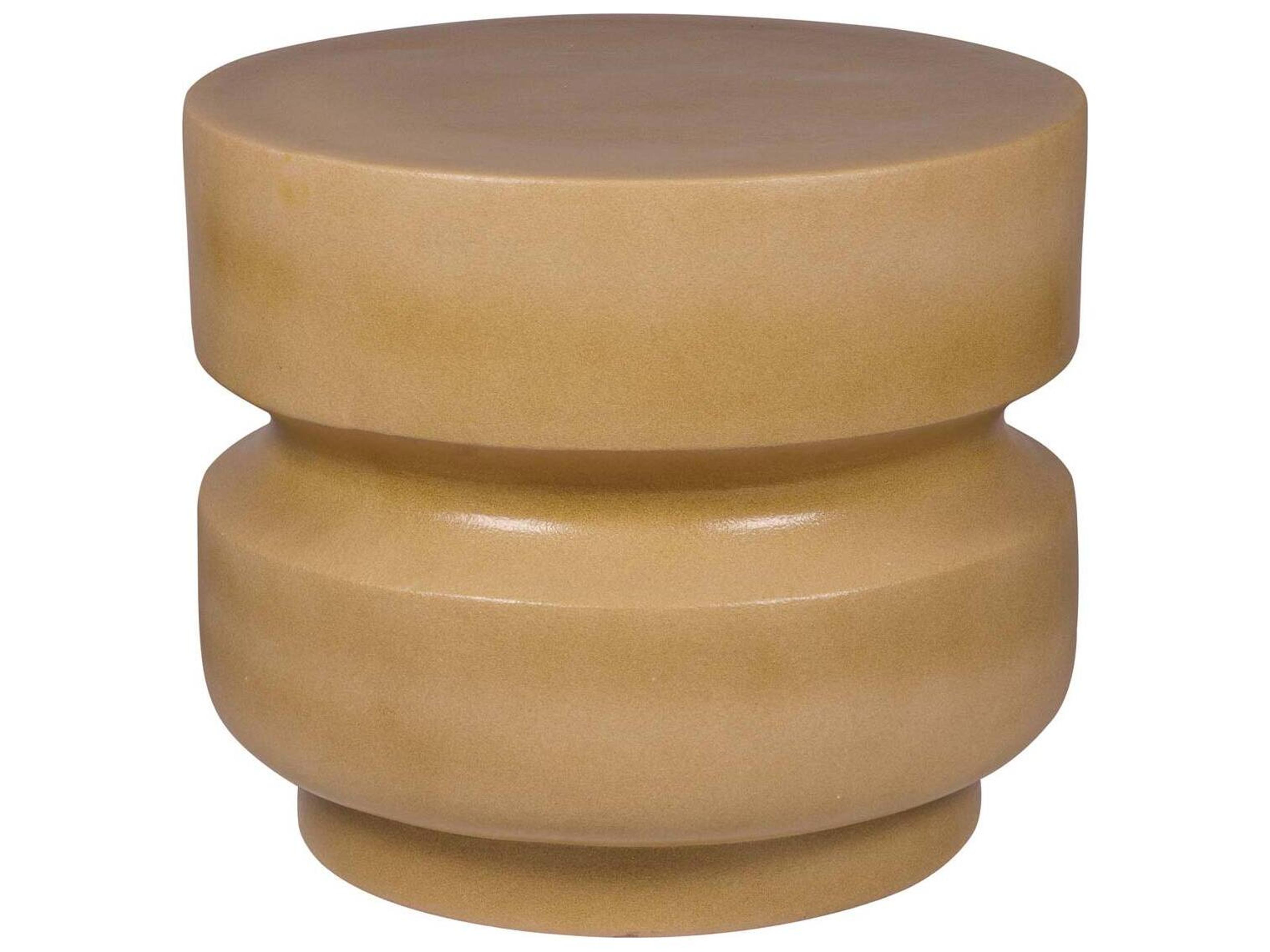 Seasonal Living Provenance Signature Ceramic Ottoman