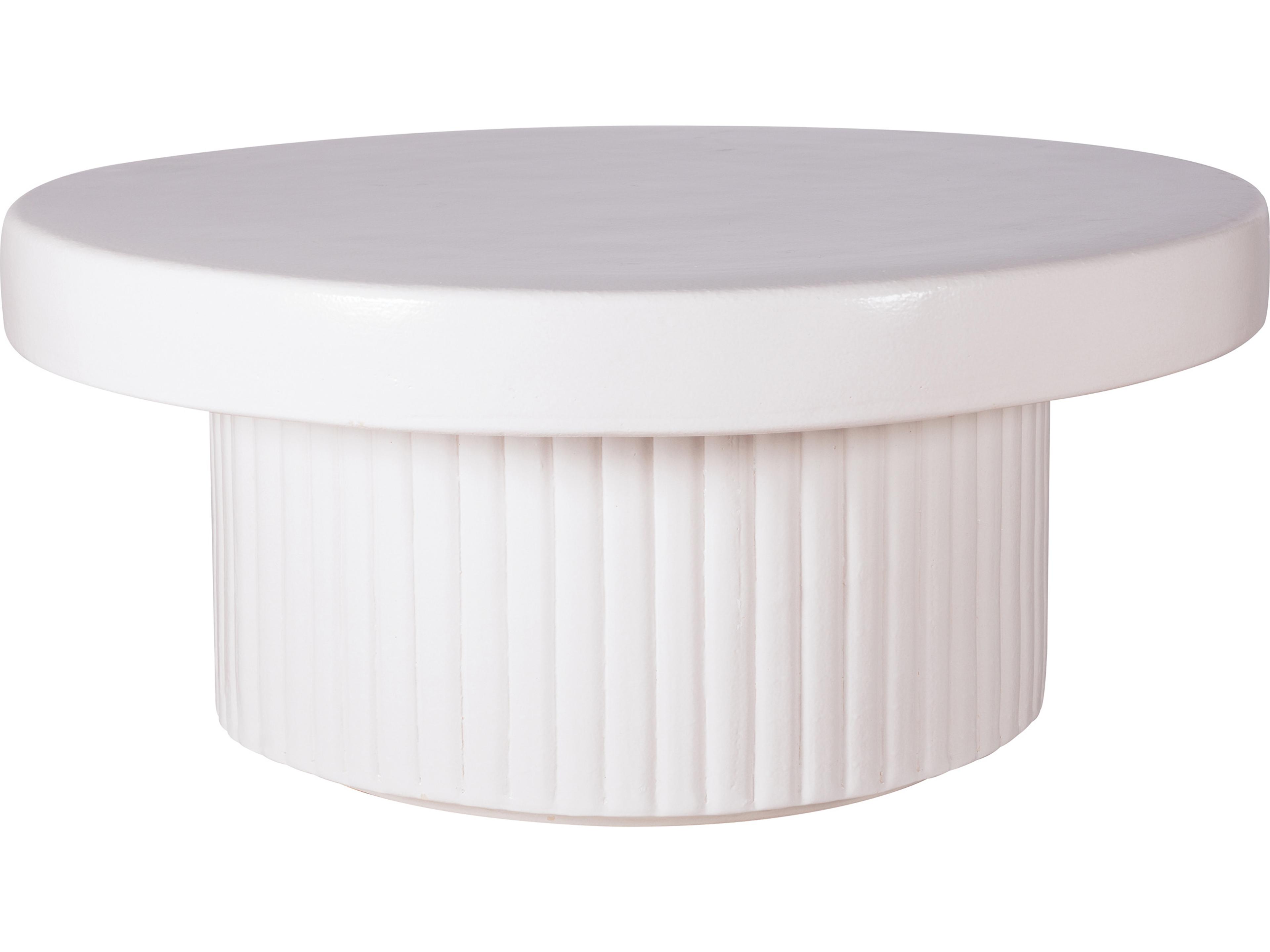 Seasonal Living Provenance Signature Ceramic Round Outdoor Coffee Table