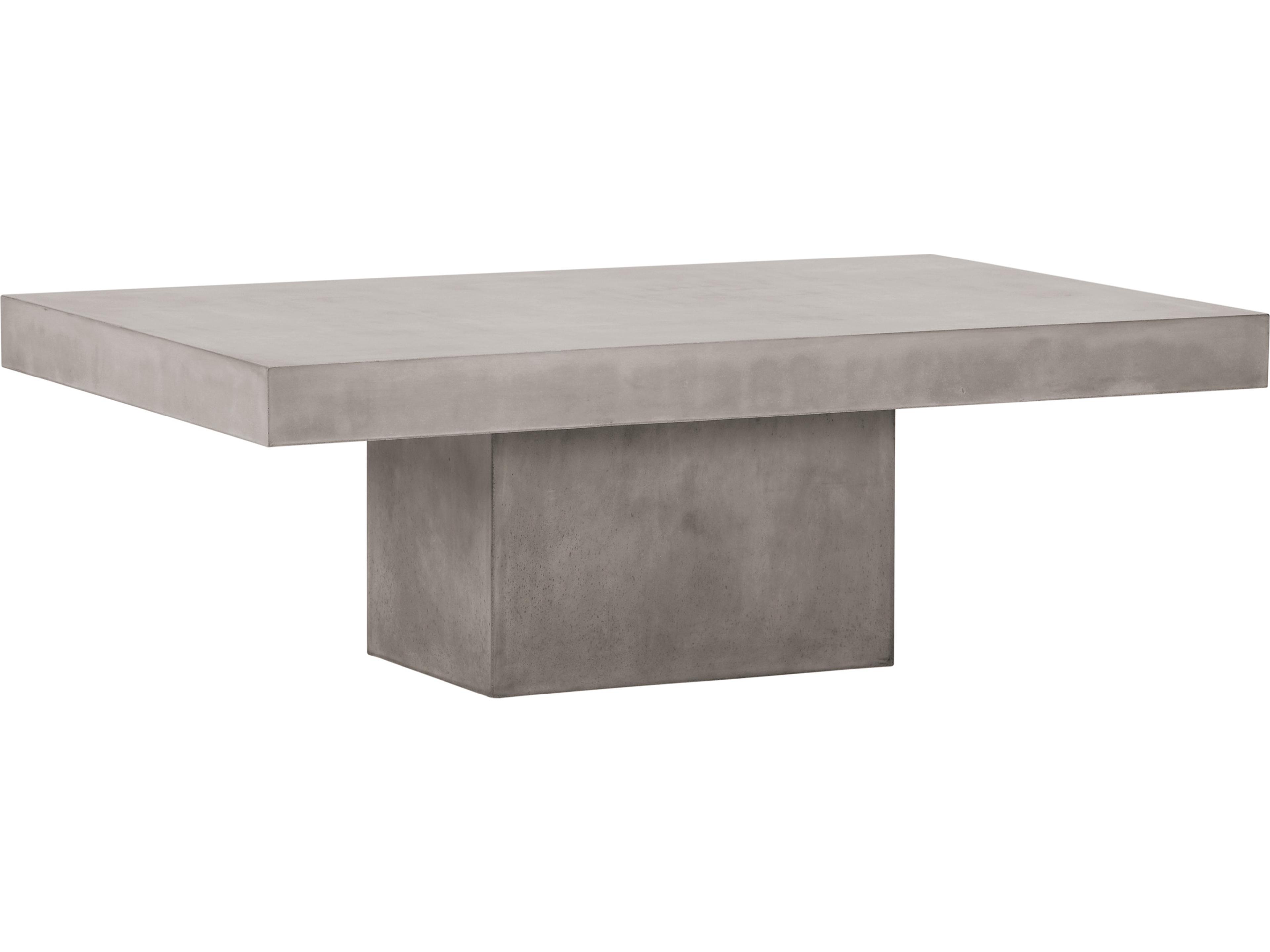 Seasonal Living Perpetual Slat Grey Terrace Rectangular Coffee Table