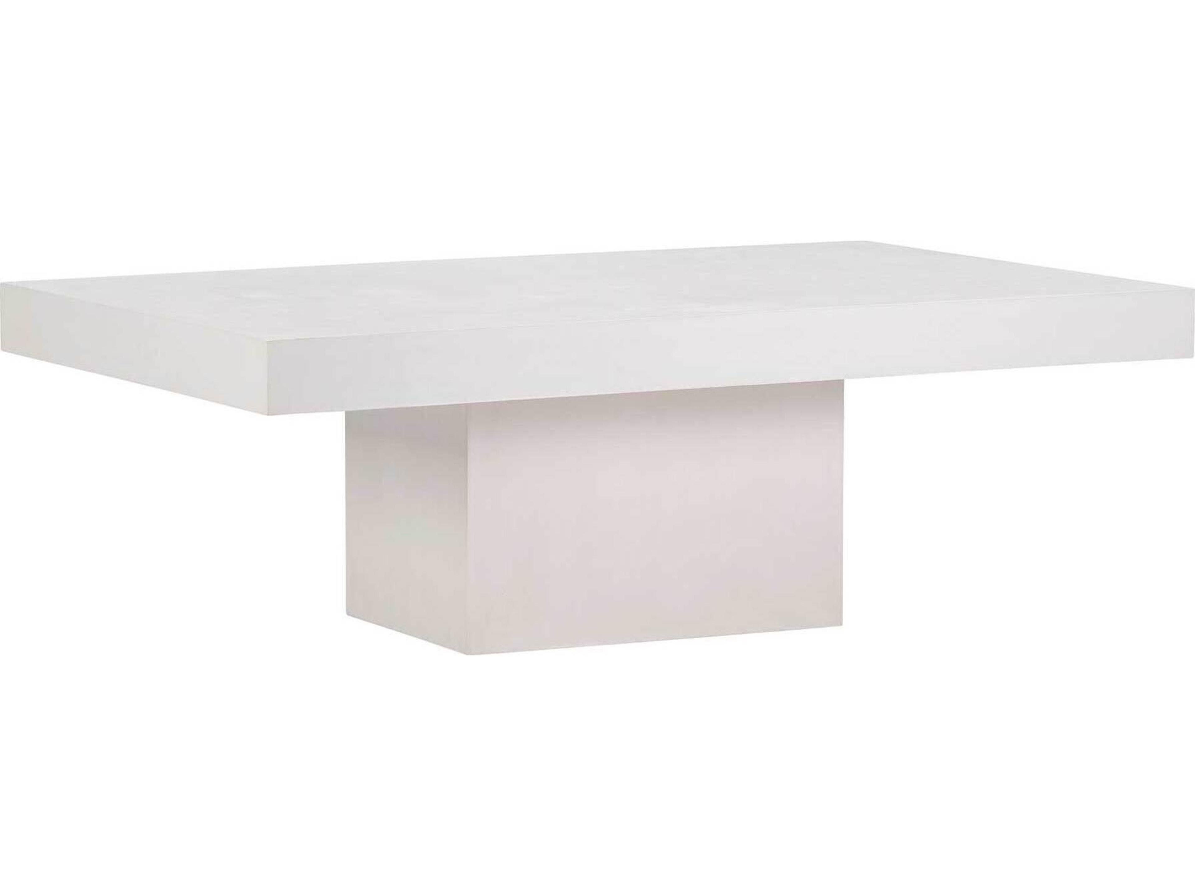 Seasonal Living Perpetual Ivory White Terrace Rectangular Coffee Table