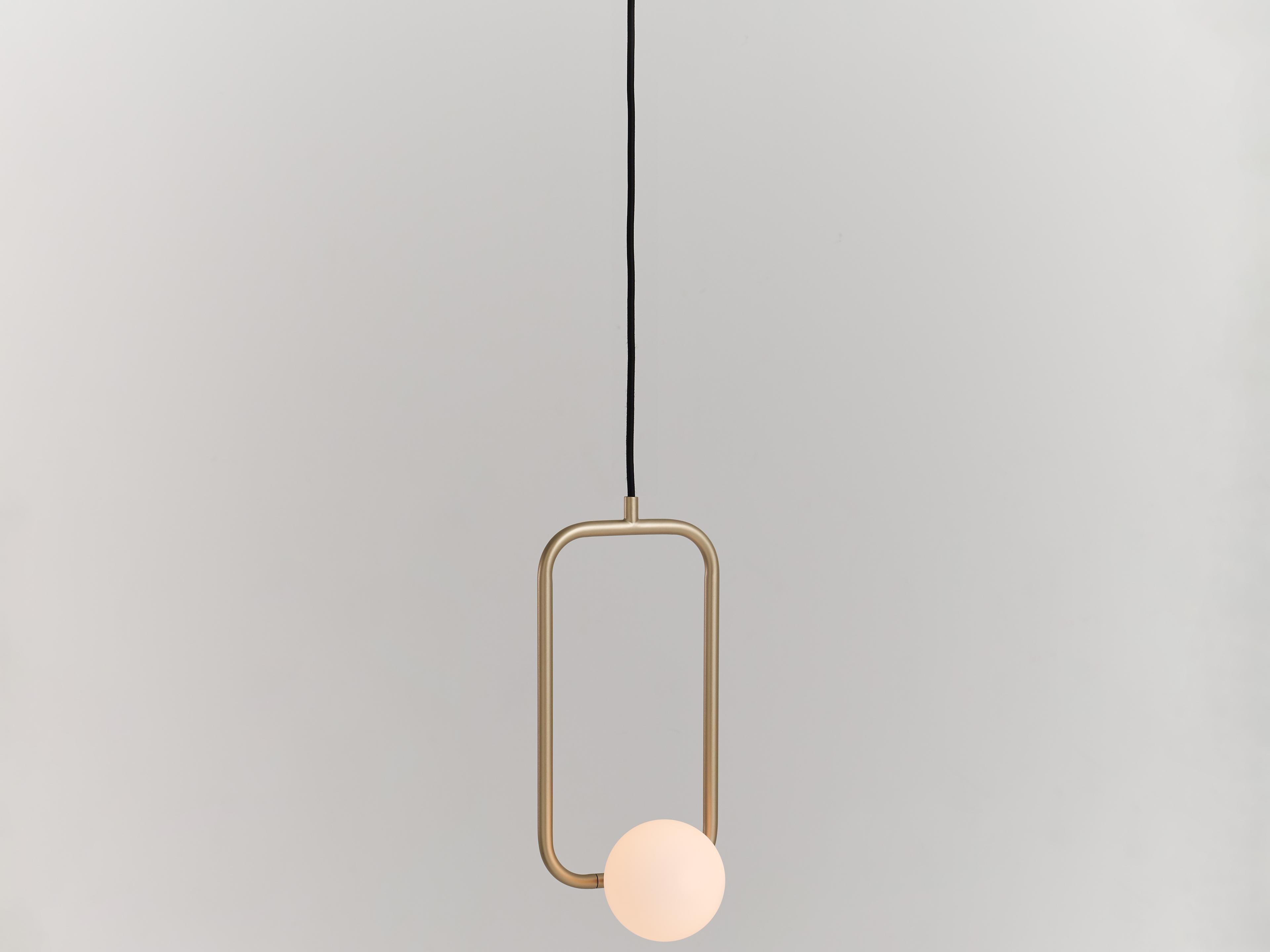 Sircle Champagne Gold Geometric Mini Pendant