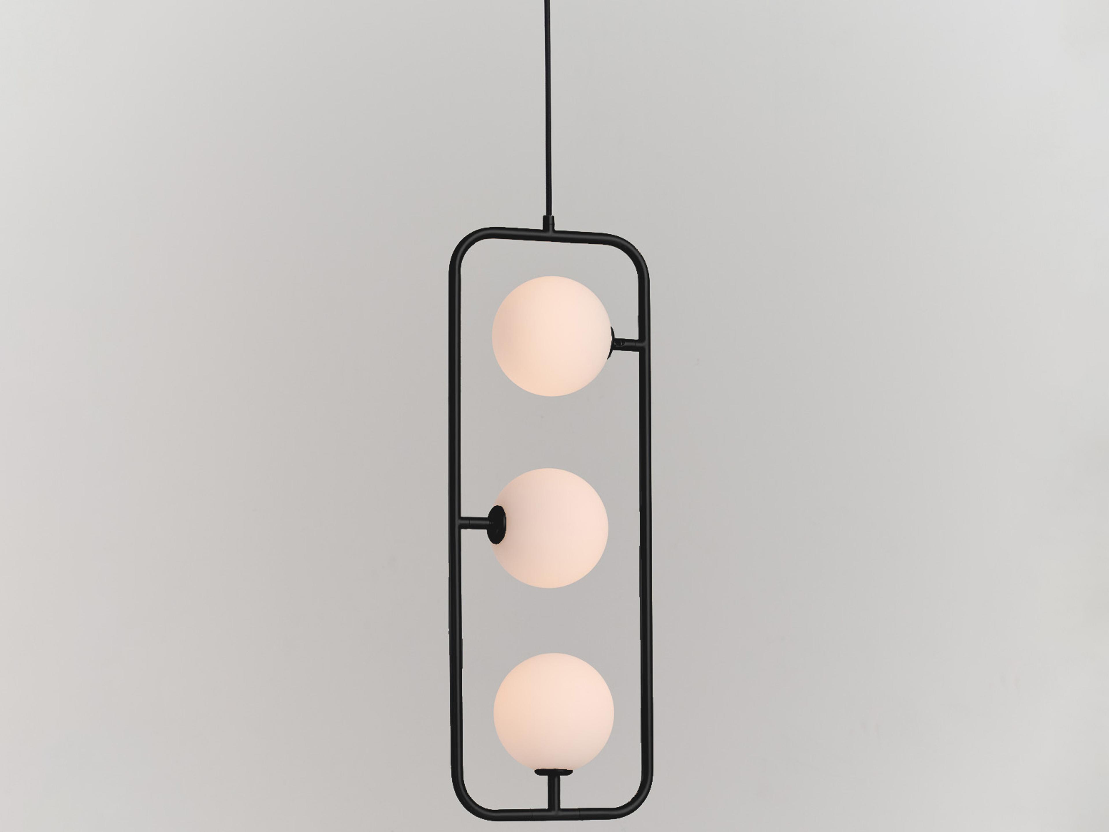 Sircle Black Geometric Mini Pendant