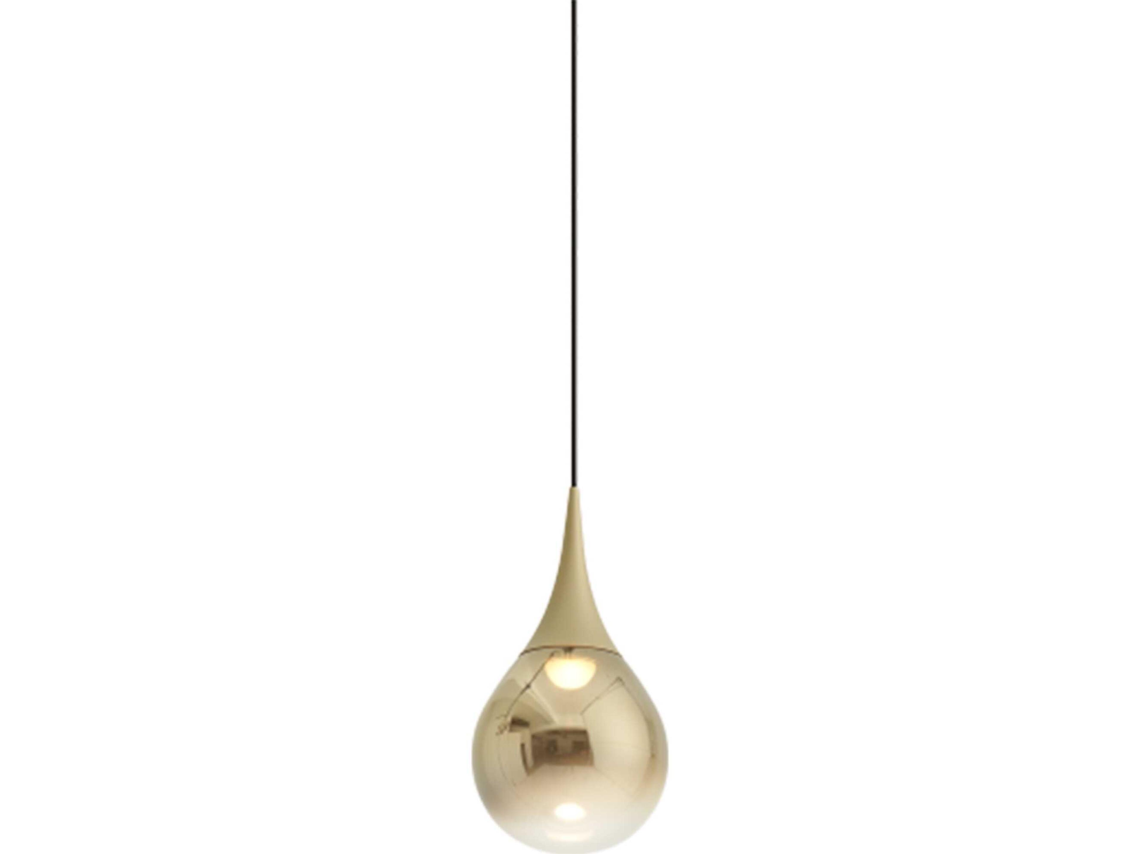 Seed Design Paopao Champagne Gold LED Mini Pendant