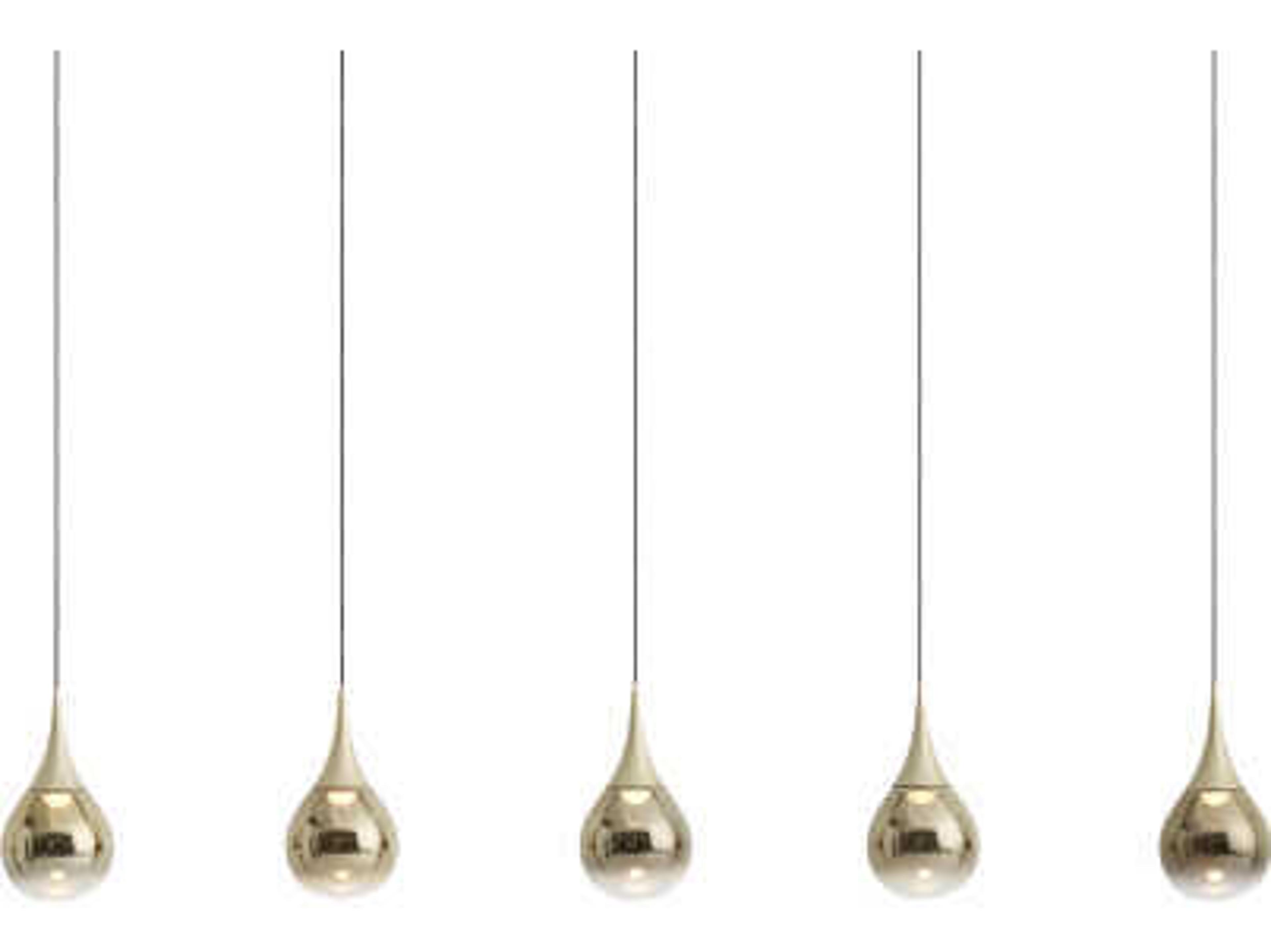 Seed Design Paopao Champagne Gold LED Island Pendant