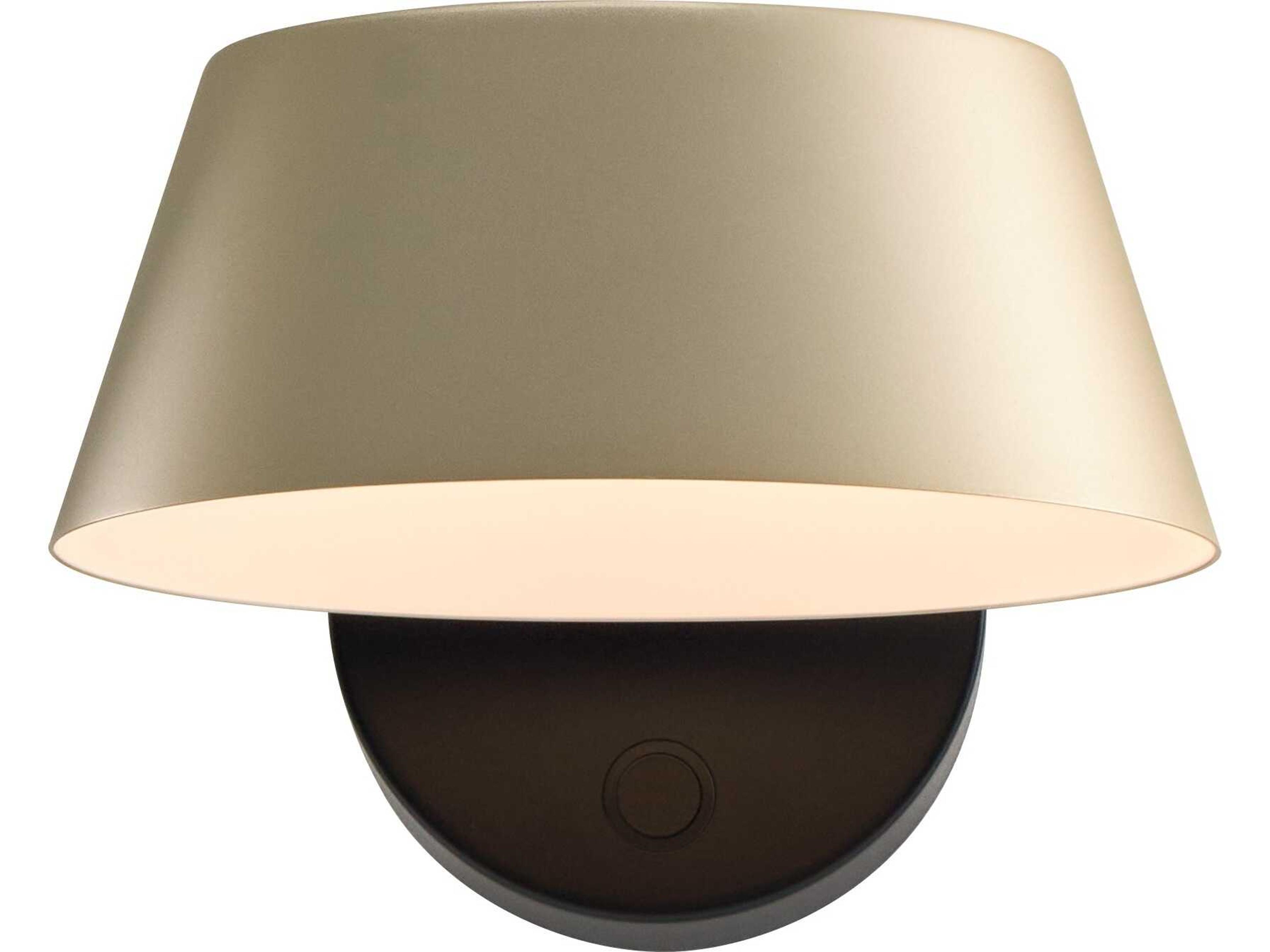 Seed Design Olo Xl Black Gold LED Wall Sconce