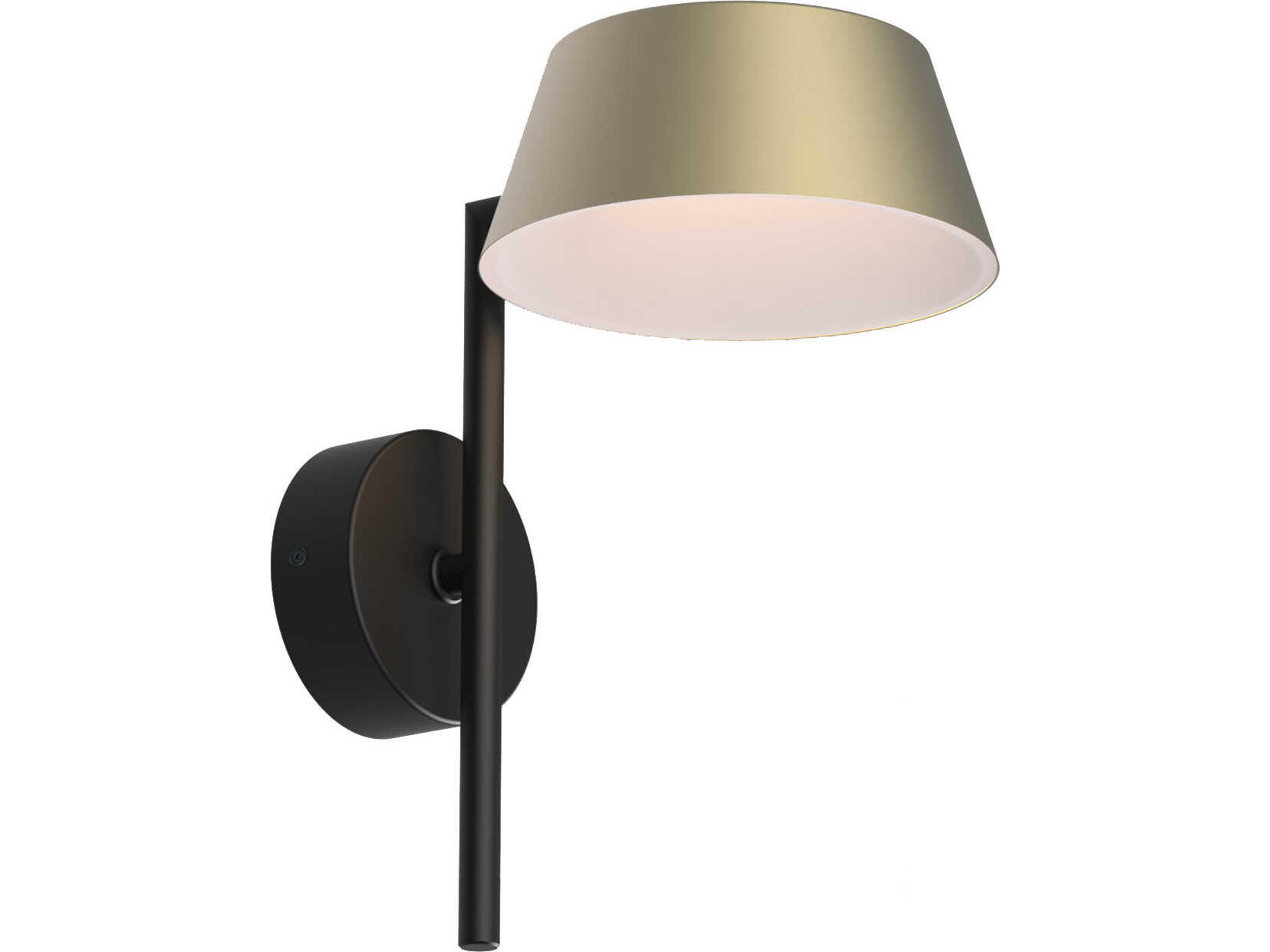 Seed Design Olo Xl Black Gold LED Swing Wall Sconce