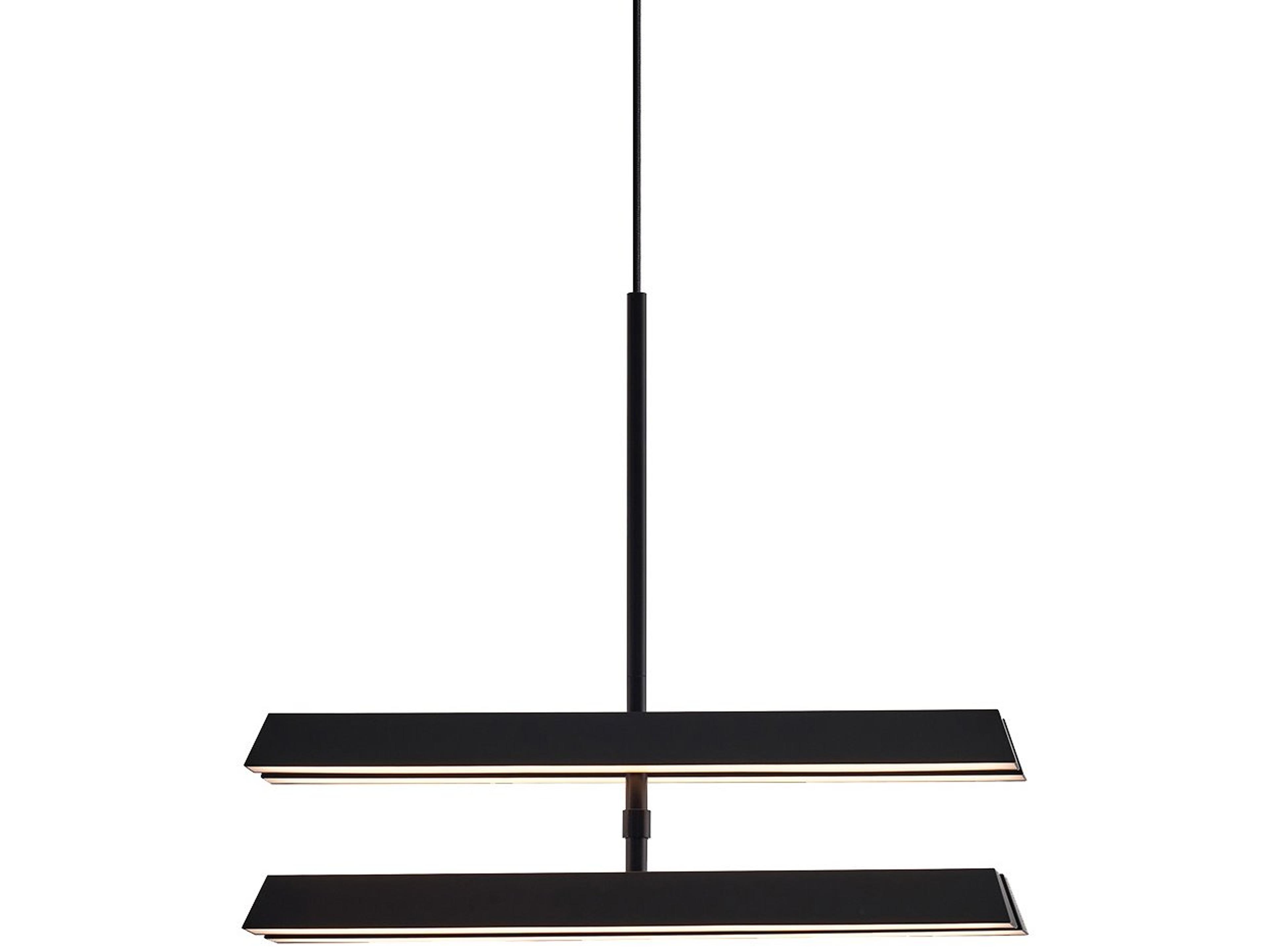 Konnect Matt Black LED Linear Pendant