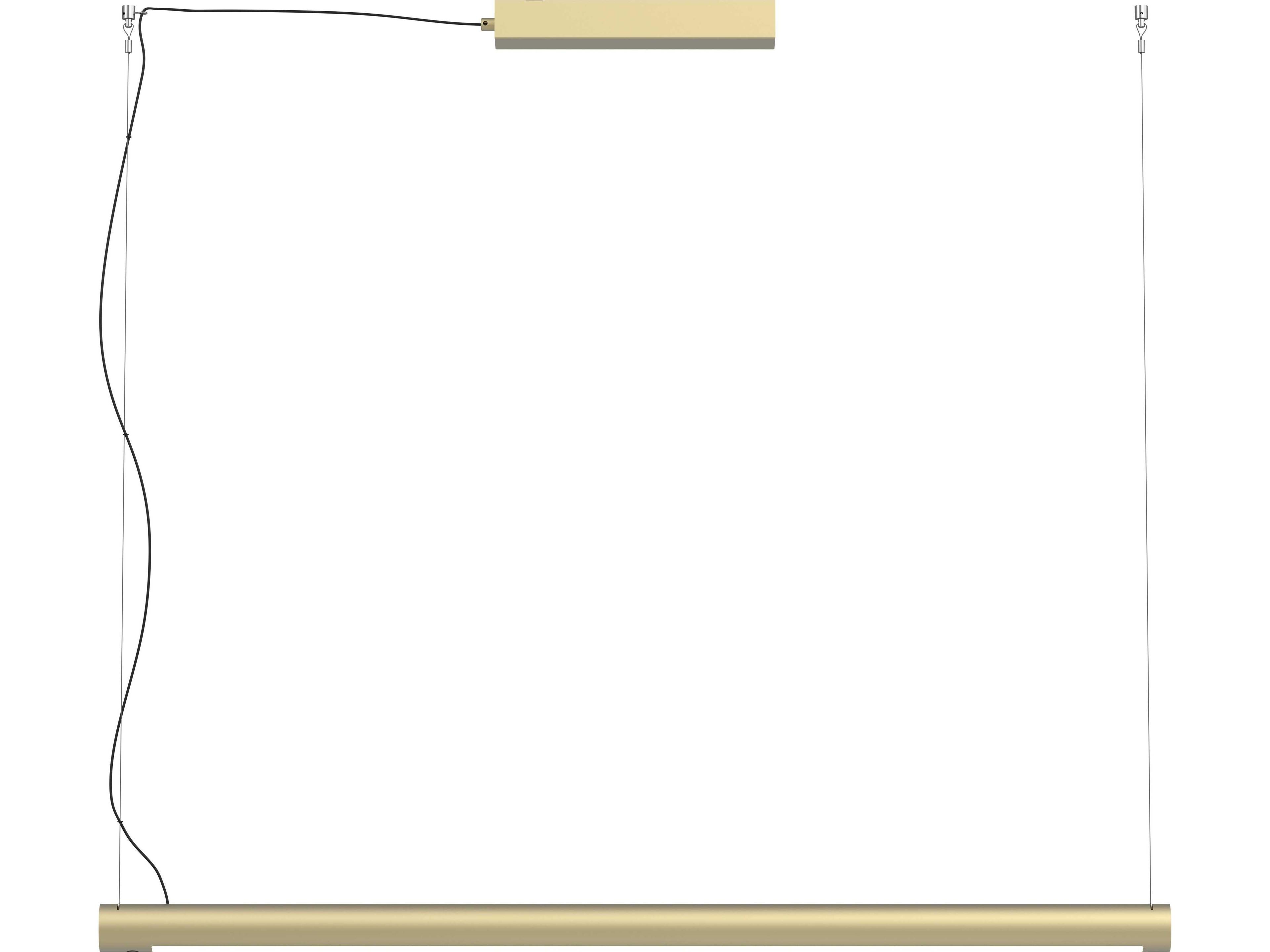 Turner Champagne Gold LED Linear Pendant