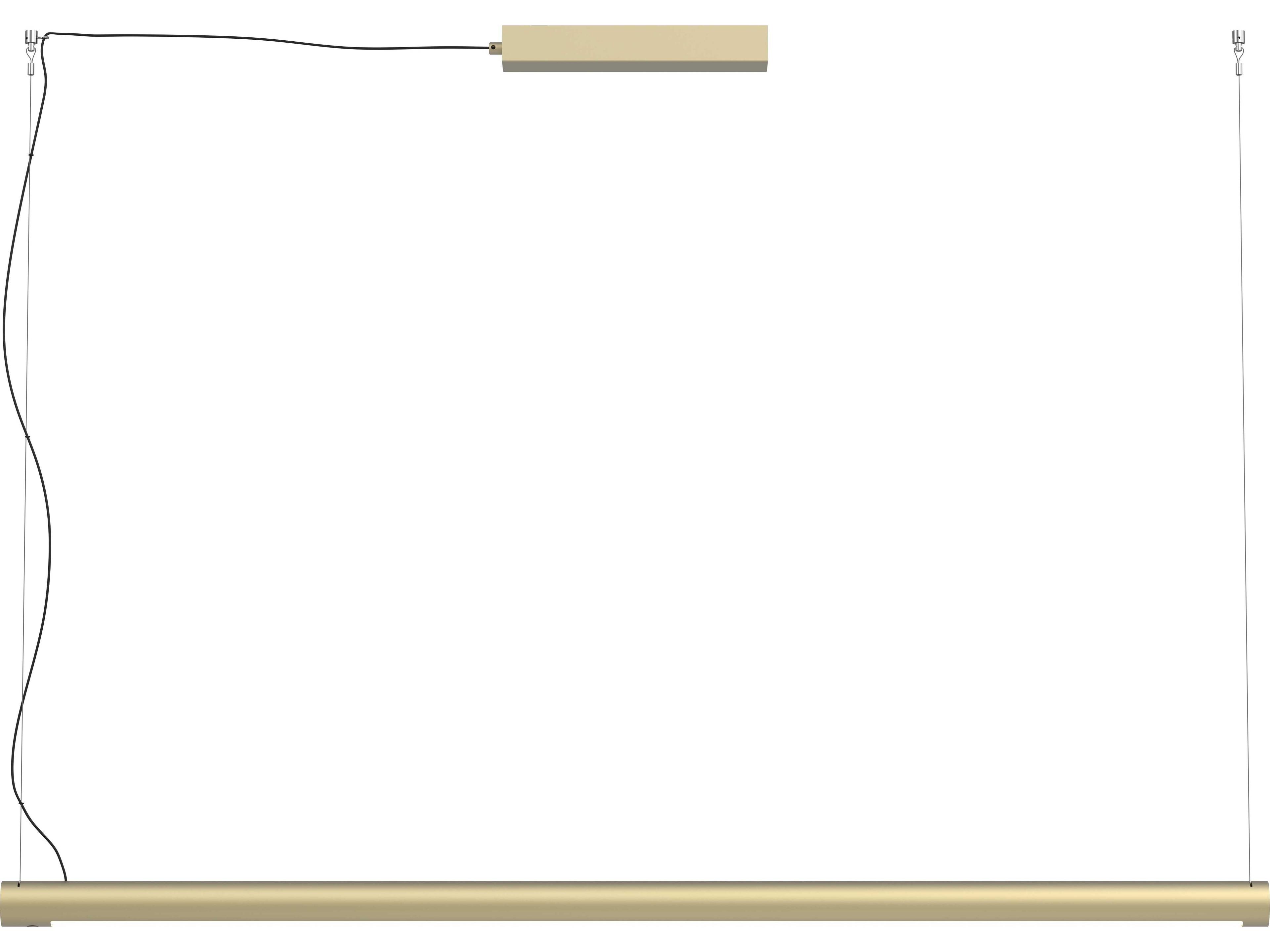 Turner Champagne Gold LED Linear Island Pendant